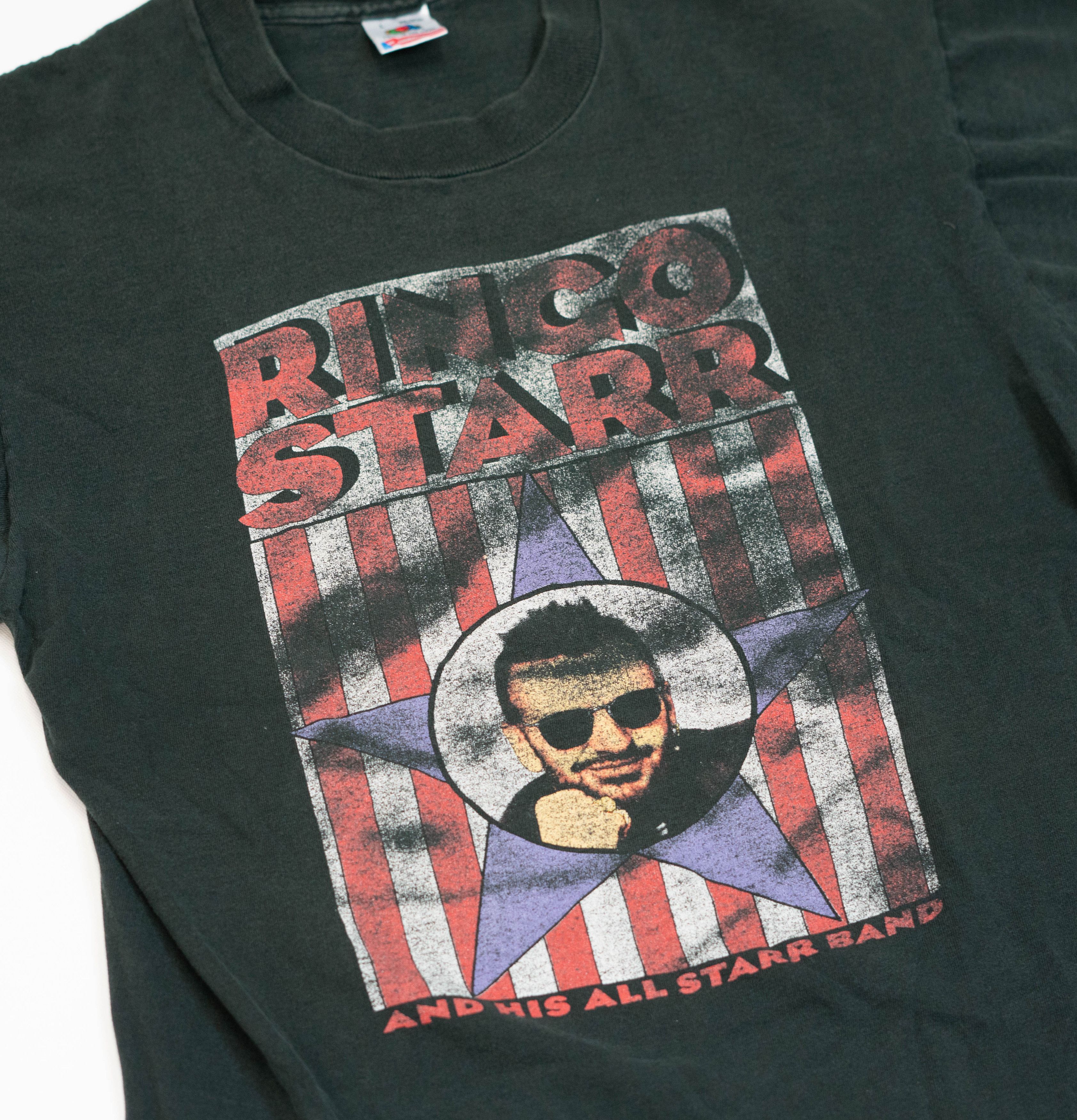 Band Tees × Vintage Vintage 90s Ringo Starr T-Shirt Men Size L All Starr Band Size US L / EU 52-54 / 3 - 6 Thumbnail