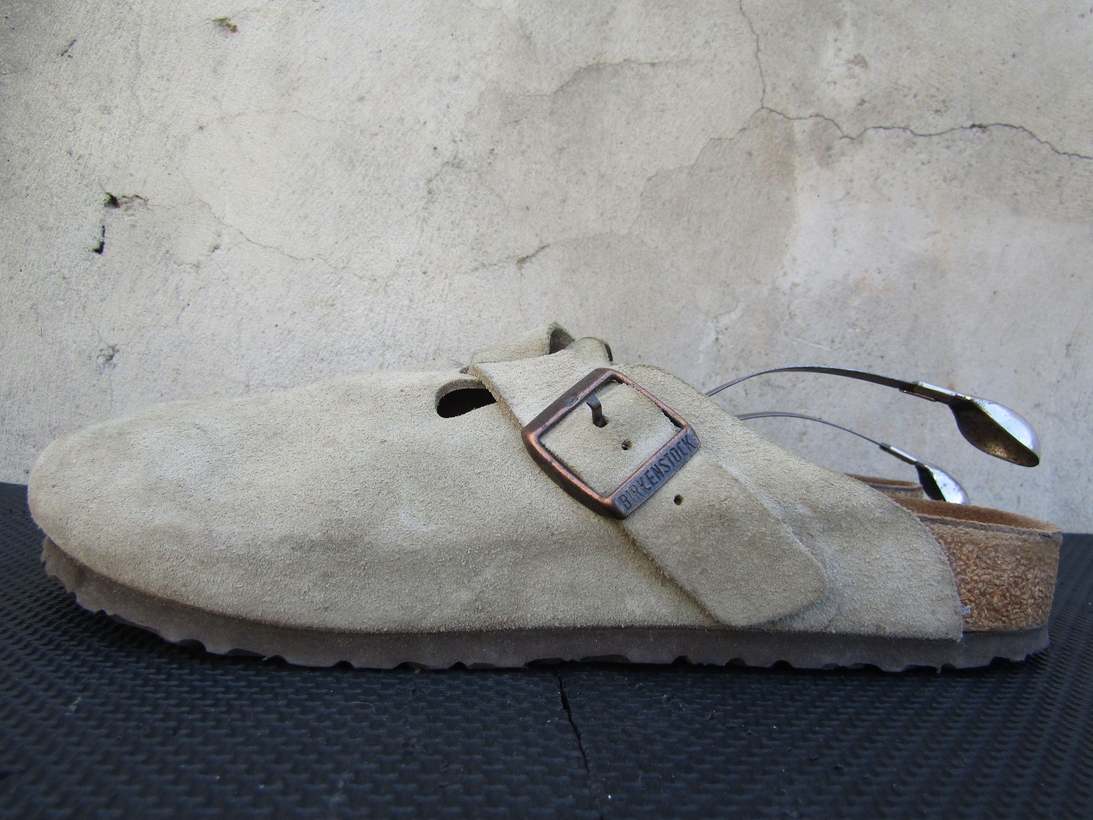 Birkenstock Birkenstock Men’s Boston Leather Clog Taupe Size US 8 / EU 41 - 7 Thumbnail
