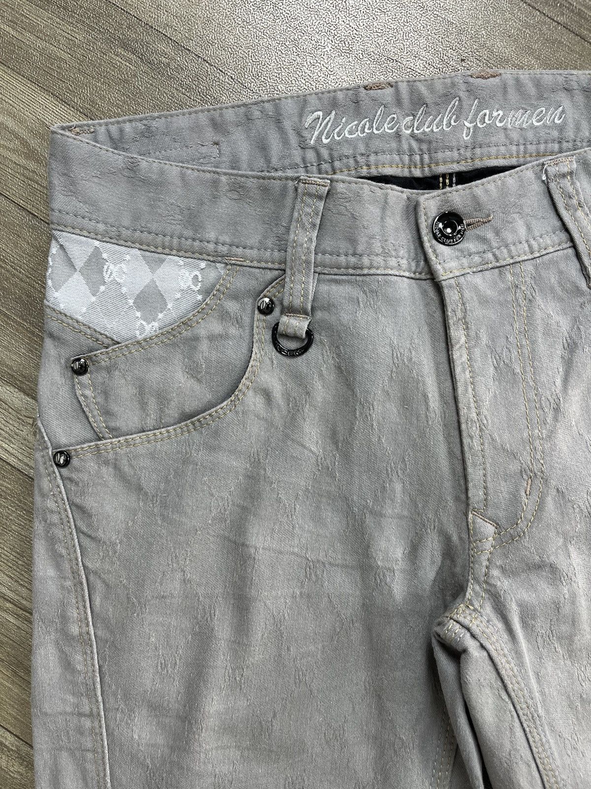 Nicole Club 2000s Nicole For Men Stretchabke Bootcut Fleur Flared Jeans Size US 30 / EU 46 - 5 Thumbnail