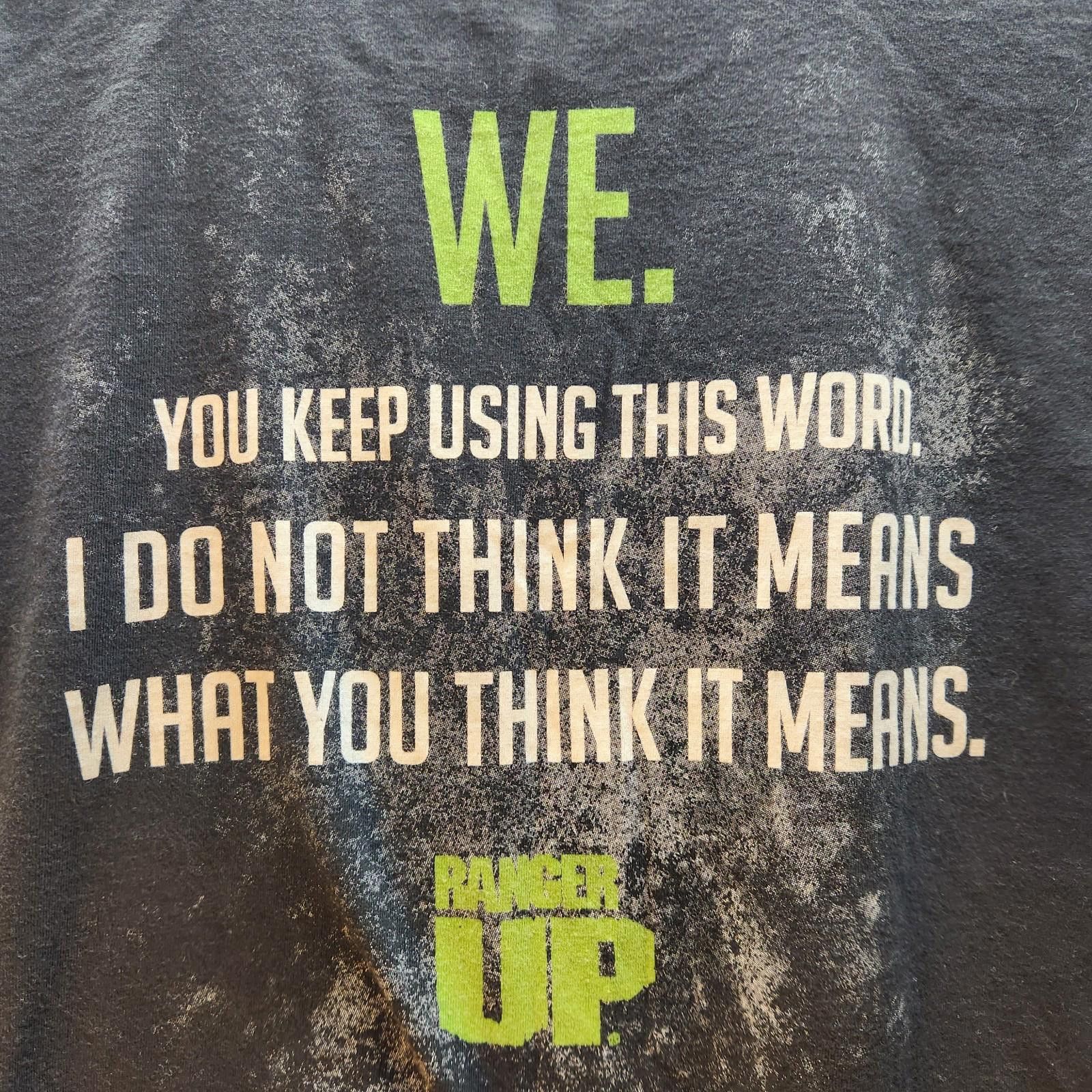 Designer Ranger Up WE Tshirt Black Size XL Size US XL / EU 56 / 4 - 4 Thumbnail