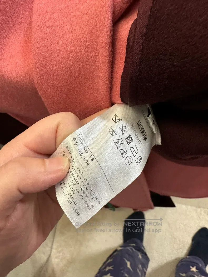 Valentino Valentino Color-blocked tweed coat coat Size S / US 4 / IT 40 - 5 Thumbnail
