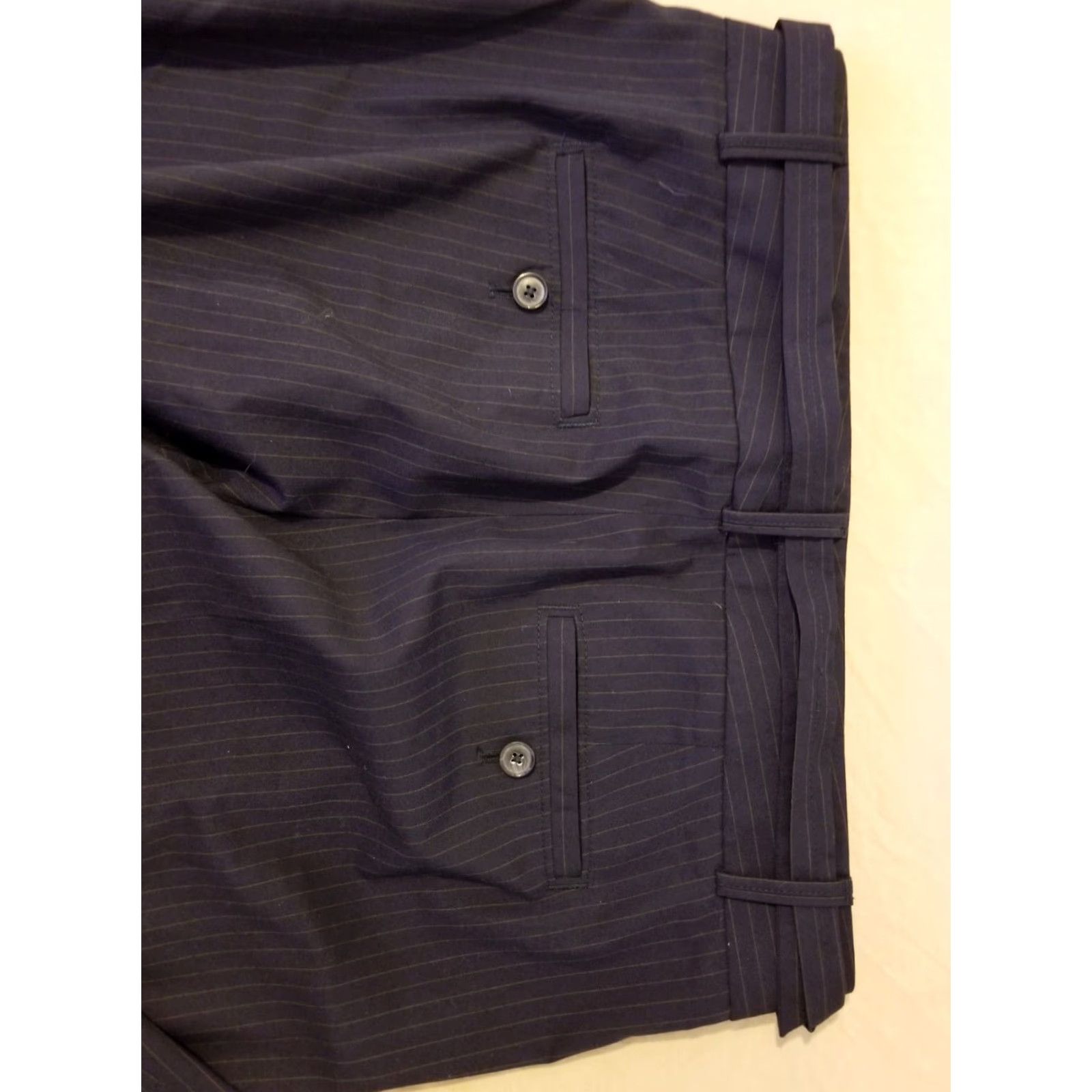 Banana Republic Womens Banana Republic Pants 8 Navy Blue Chino Stretch Dress Shirt? Size 30" / US 8 / IT 44 - 3 Thumbnail