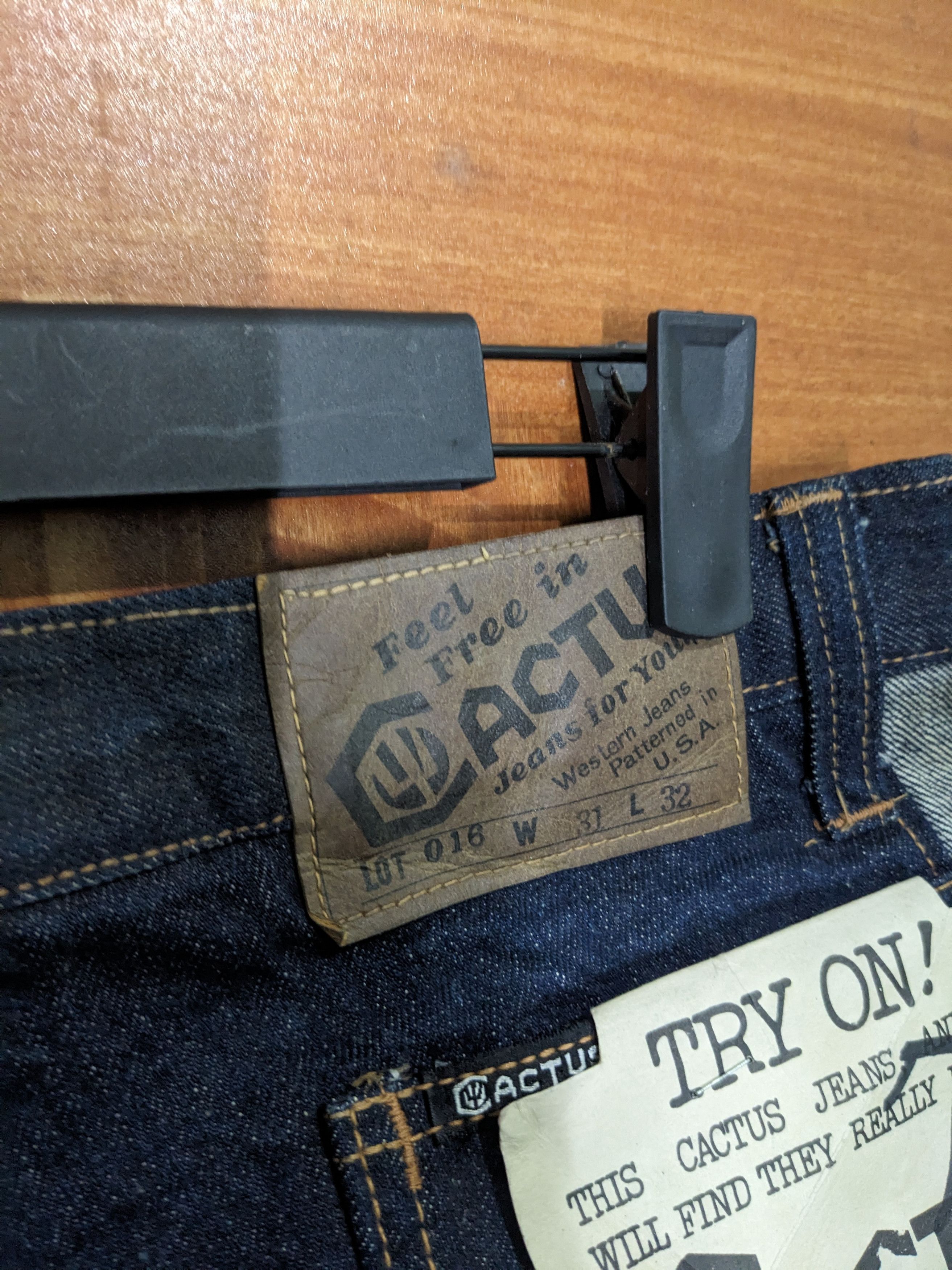 Denime Cactus Jeans Vintage Flare Denim Size 31" - 4 Thumbnail
