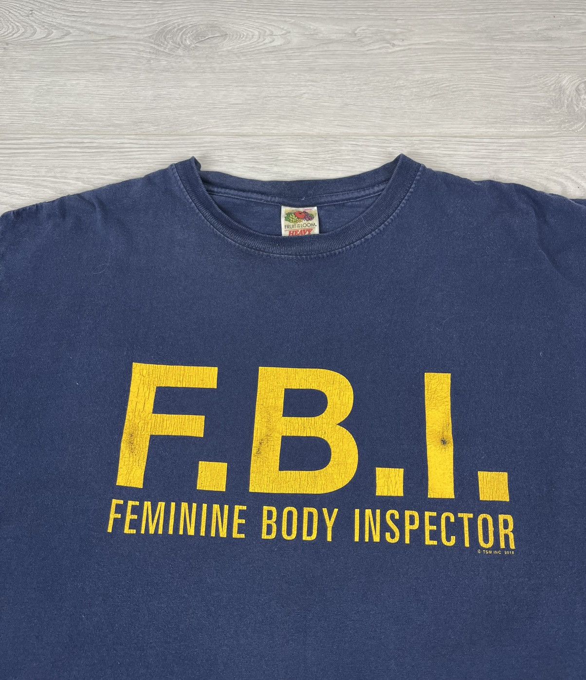 Vintage F.B.I. Like Pornstar Vintage 90s Sexy T Shirt Size US XL / EU 56 / 4 - 4 Thumbnail