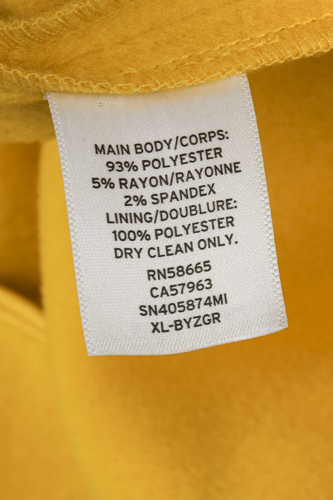 Other Something Navy Yellow Felt Patch-Pocket Over Coat Size XL / US 12-14 / IT 48-50 - 10 Thumbnail