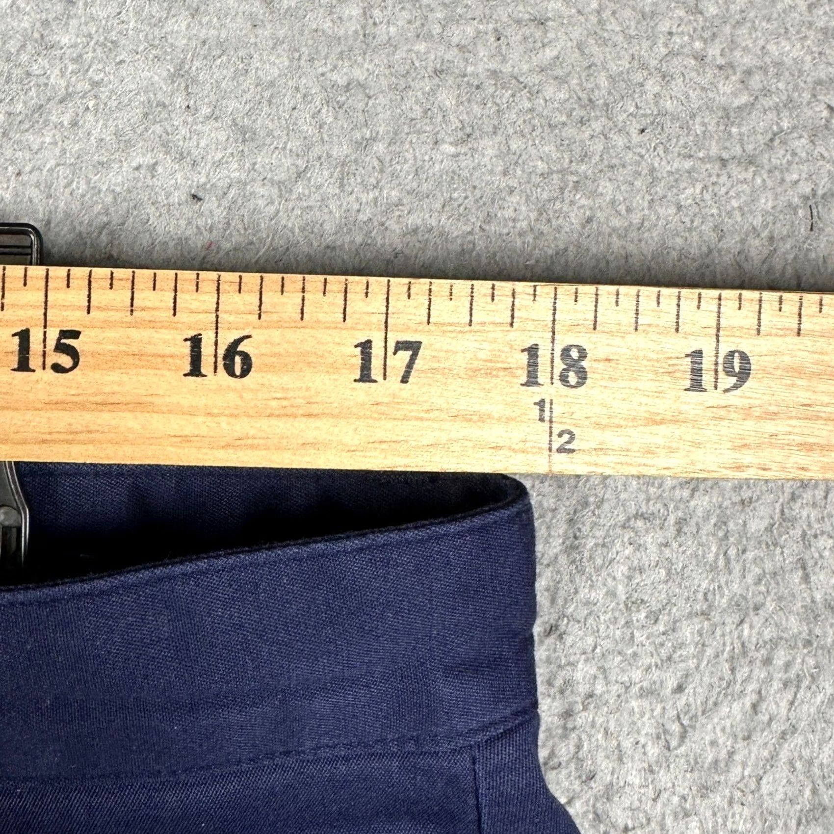Vineyard Vines Vineyard Vines Pants Mens 35X30 Navy Blue Khakis Flat Front Stretch Straight Leg Size US 35 - 5 Thumbnail