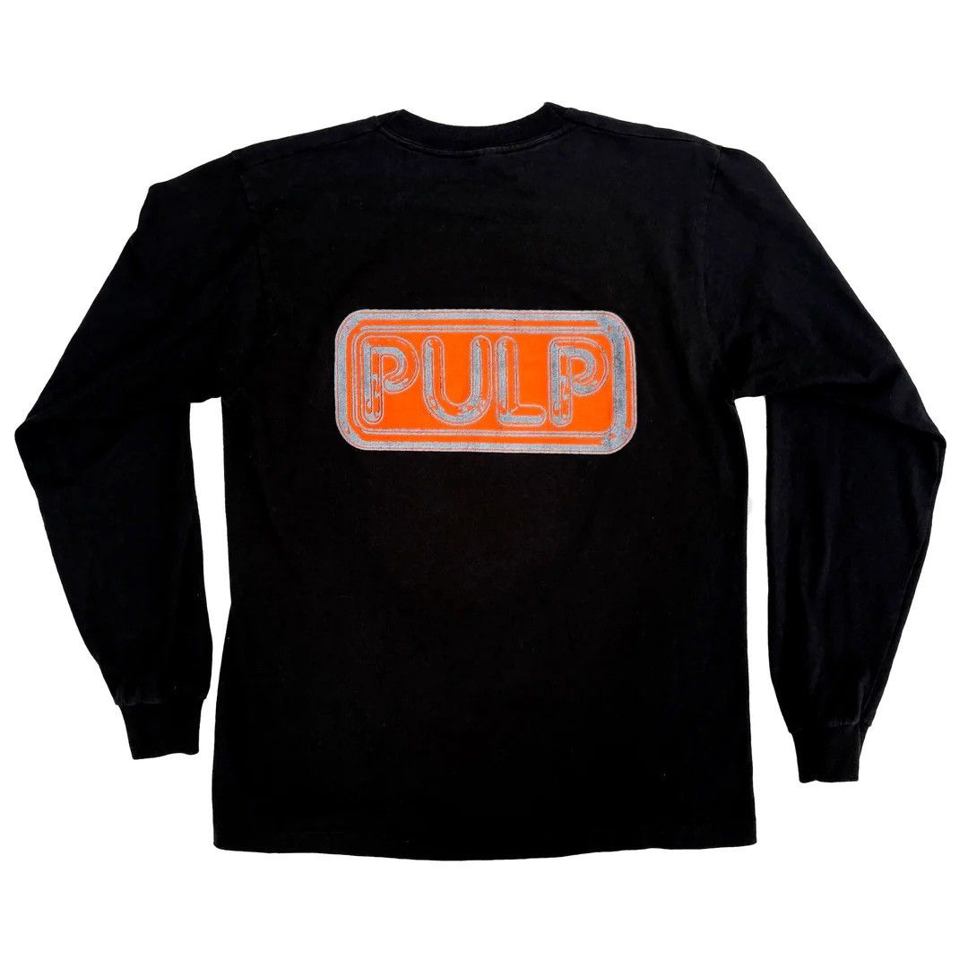Band Tees Pulp 1996 96 90s Vintage Band Jarvis Cocker Logo L/S T-Shirt Size US L / EU 52-54 / 3 - 2 Thumbnail