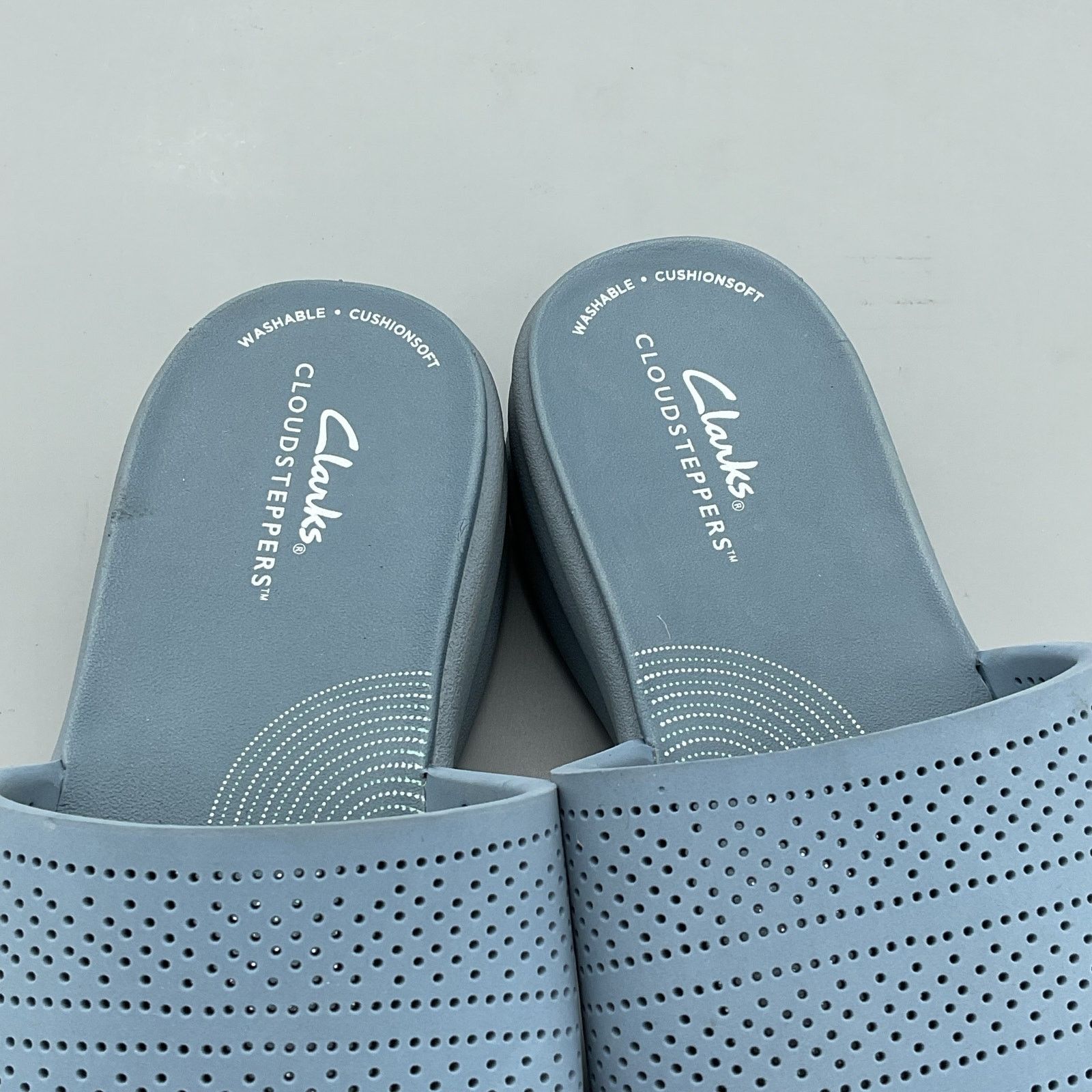 Clarks Clarks Women’s Drift Twist Wedge Sandals Blue Size 6.5M Size US 6.5 / IT 36.5 - 6 Thumbnail