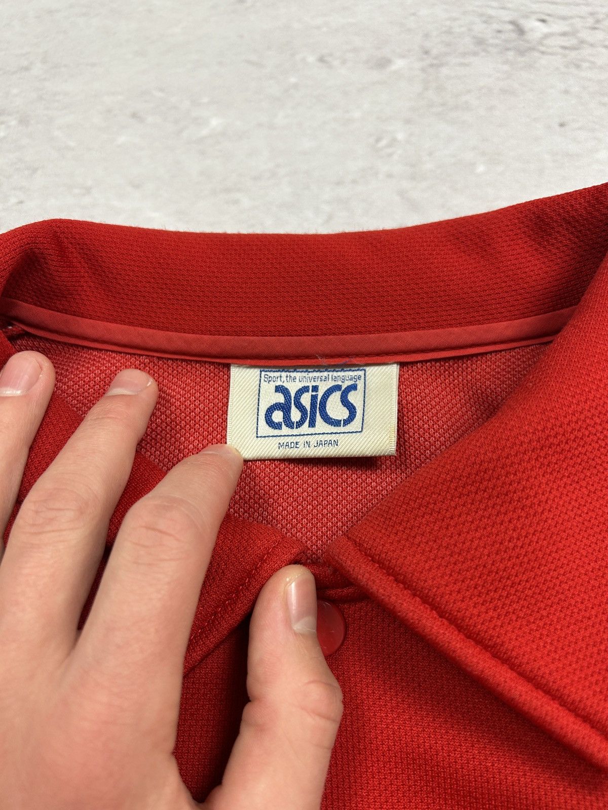 Asics × Japanese Brand × Vintage 🔥RARE VINTAGE ASICS MADE IN JAPAN RED BAGGY TRACK SUIT 80s🔥 Size US L / EU 52-54 / 3 - 8 Thumbnail