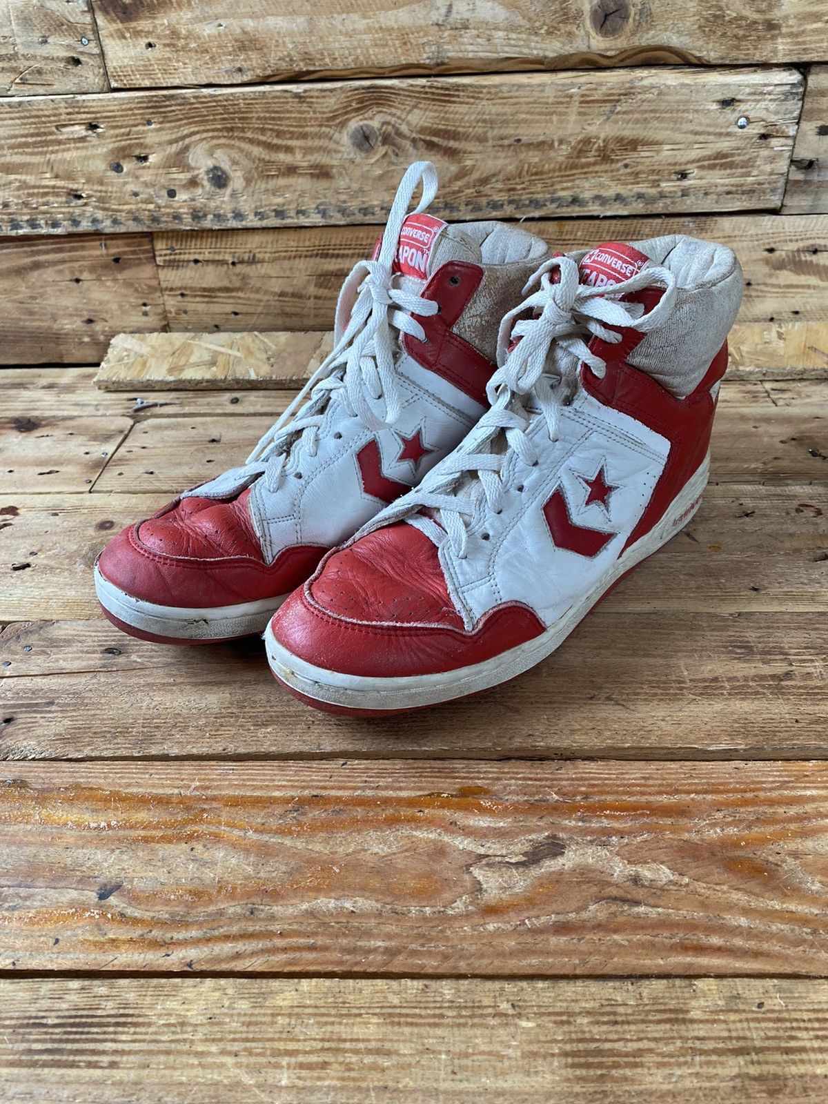 Converse Vintage 80’s Converse weapon hi-top sneakers sz 10 Size US 10 / EU 43 - 4 Thumbnail