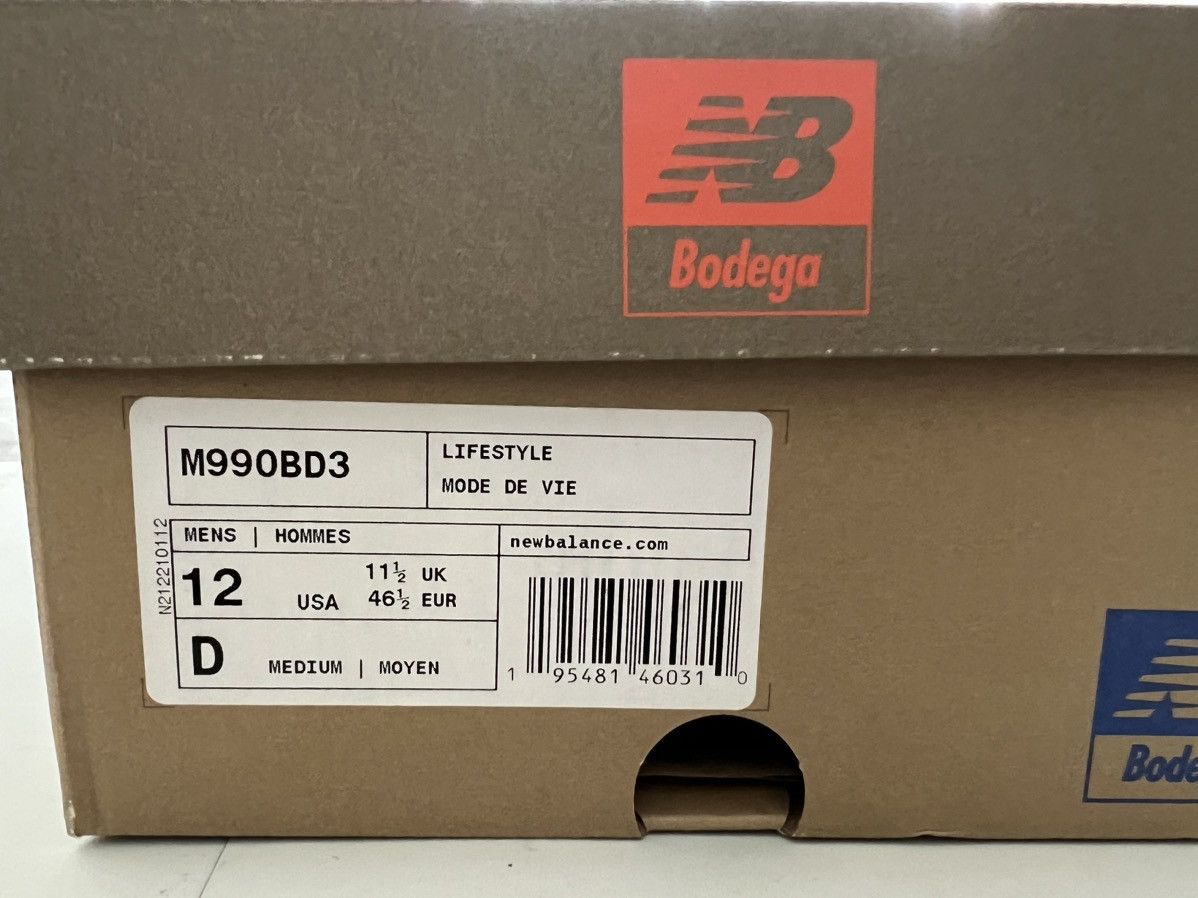 Bodega × New Balance New balance x Bodega 990 Size US 12 / EU 45 - 10 Thumbnail