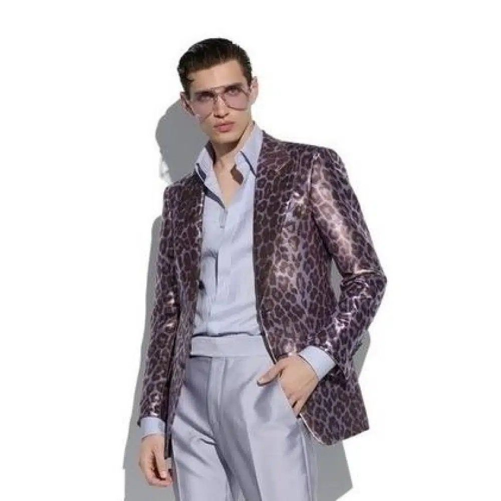 Tom Ford o1loc1c1124 JLSPF2 Shelton Jacket in Leopard Size US M / EU 48-50 / 2 - 1 Preview