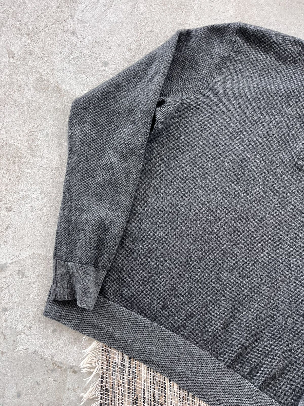 Polo Ralph Lauren Vintage Polo Ralph Lauren Grey Wool Zip Sweater Avantgarde Size US XXL / EU 58 / 5 - 3 Thumbnail