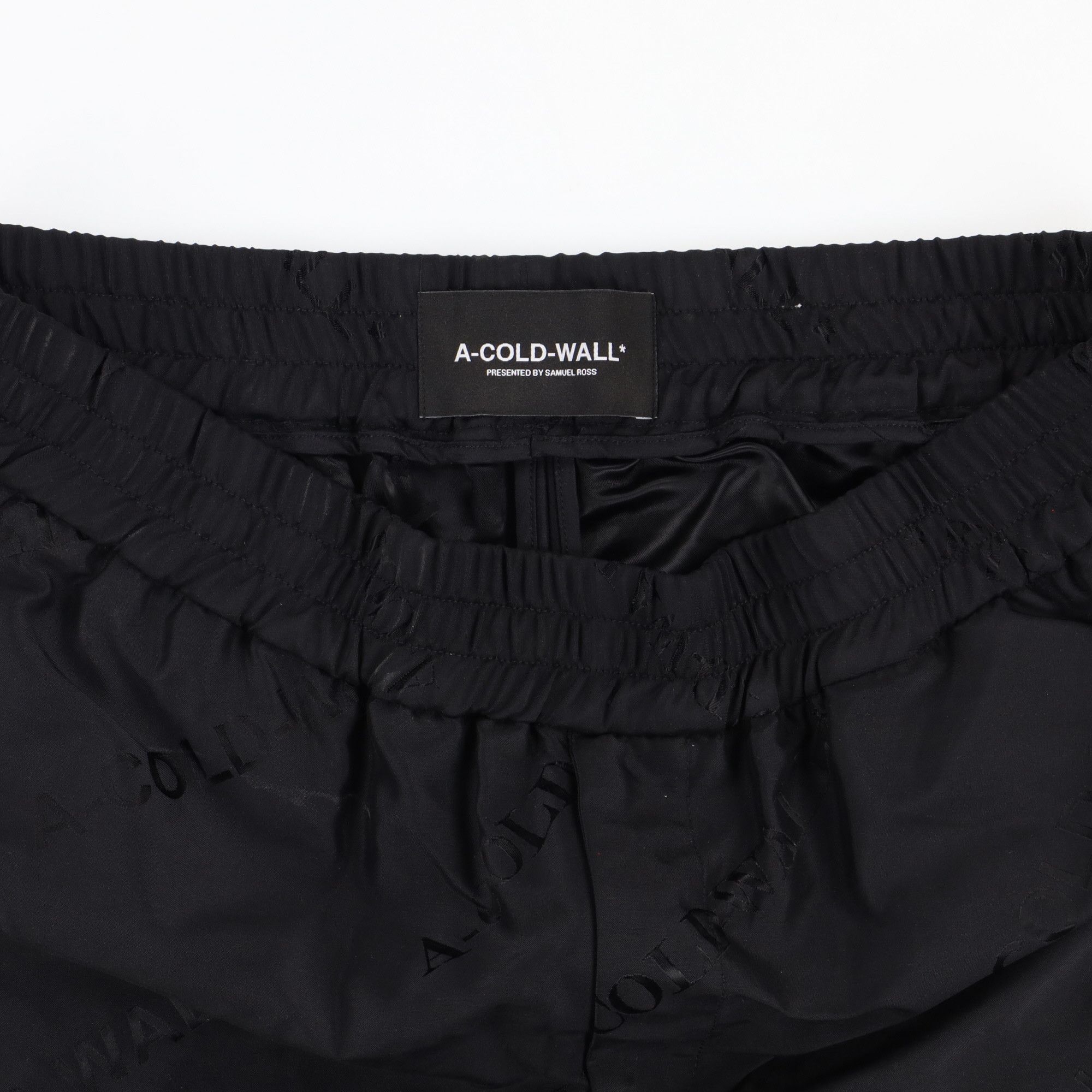 A-COLD-WALL* Black Monogram ACW Logo Nylon Shorts Size US 30 / EU 46 - 6 Thumbnail