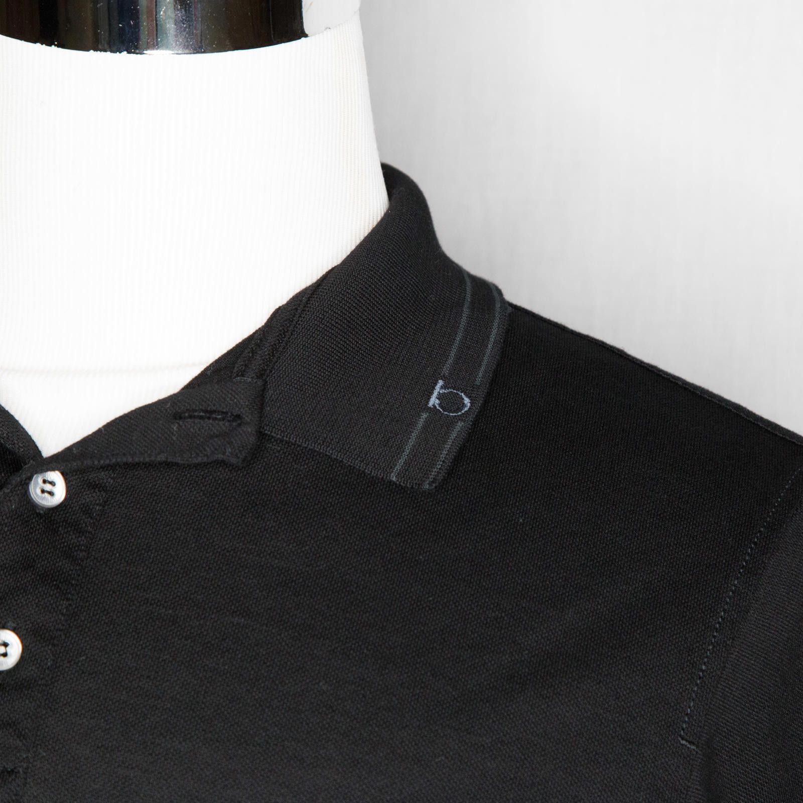 Salvatore Ferragamo Men’s Salvatore Ferragamo Black Polo Shirt Sz Small Size US S / EU 44-46 / 1 - 4 Thumbnail
