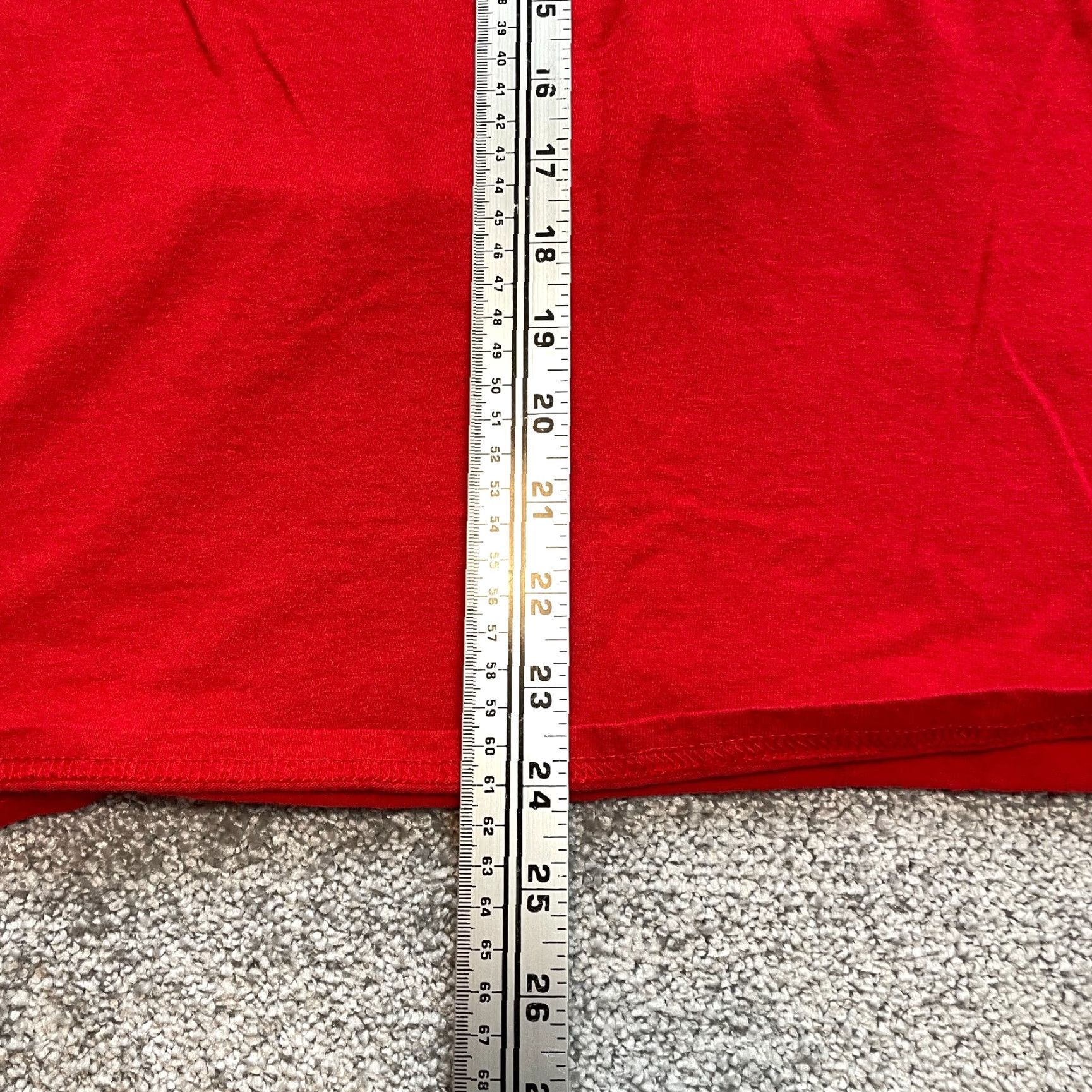 Gildan Gildan Heavy Cotton Shirt M Unisex Adults Red Long Sleeve Crew Neck Souderton Miles Memories 2020-2029 All Seasons Logo Vintage: No Size US M / EU 48-50 / 2 - 7 Thumbnail