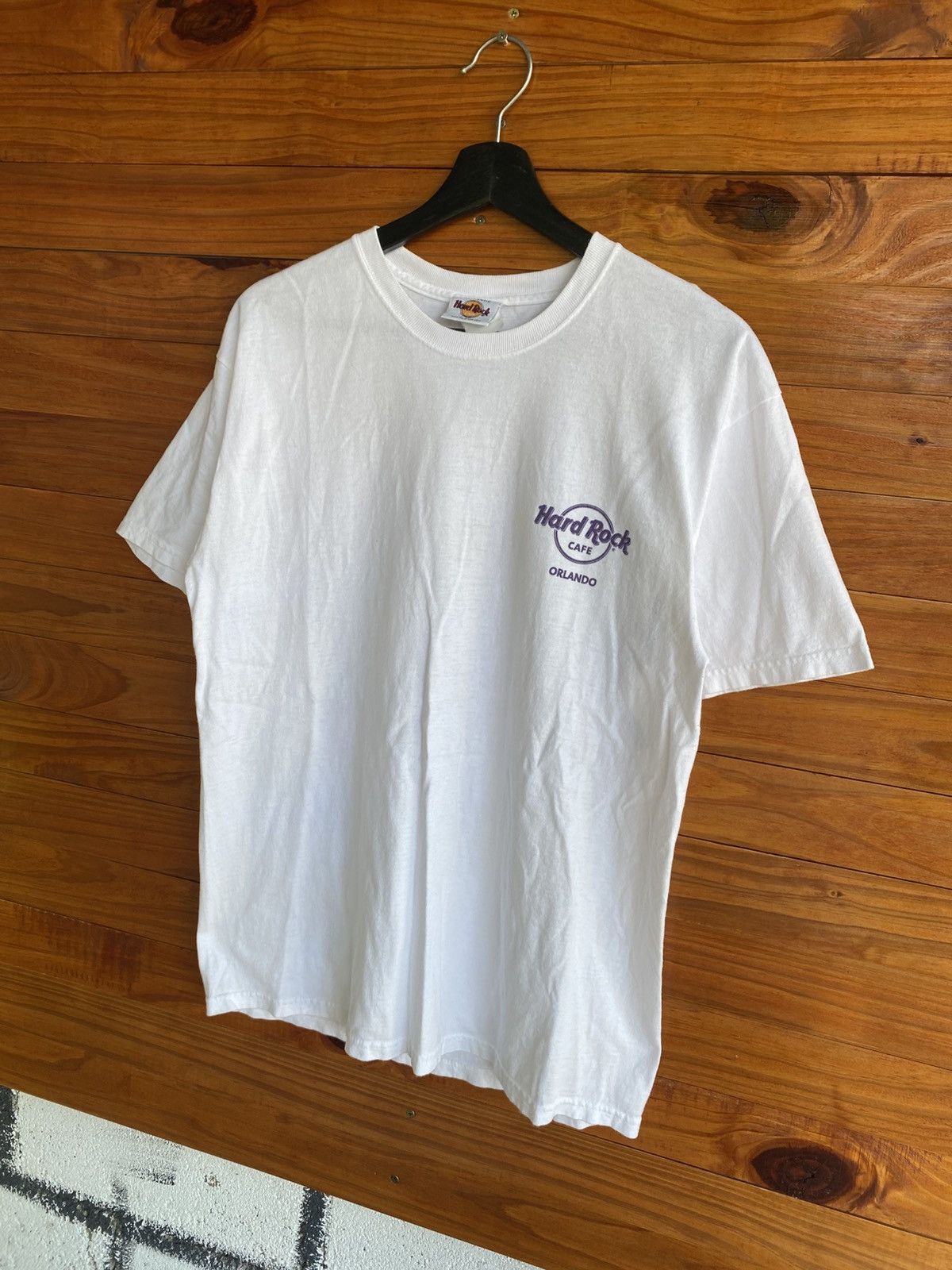 Hard Rock Cafe Vintage Hard Rock Cafe Orlando Mardi Gras T-Shirt 90s White Size US S / EU 44-46 / 1 - 10 Thumbnail