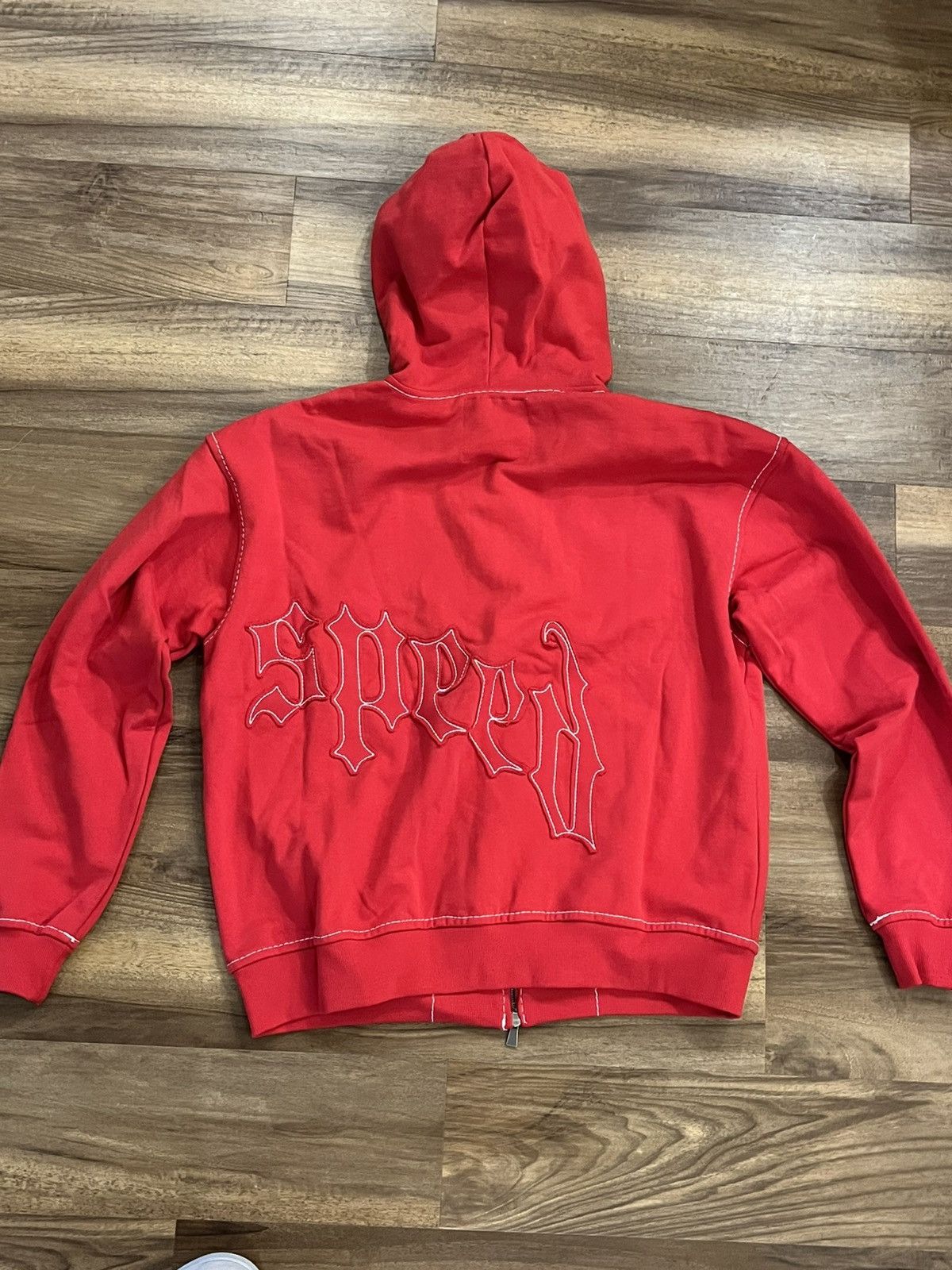 Godspeed Godspeed zip up hoodie red size small new, tags Size US S / EU 44-46 / 1 - 2 Thumbnail
