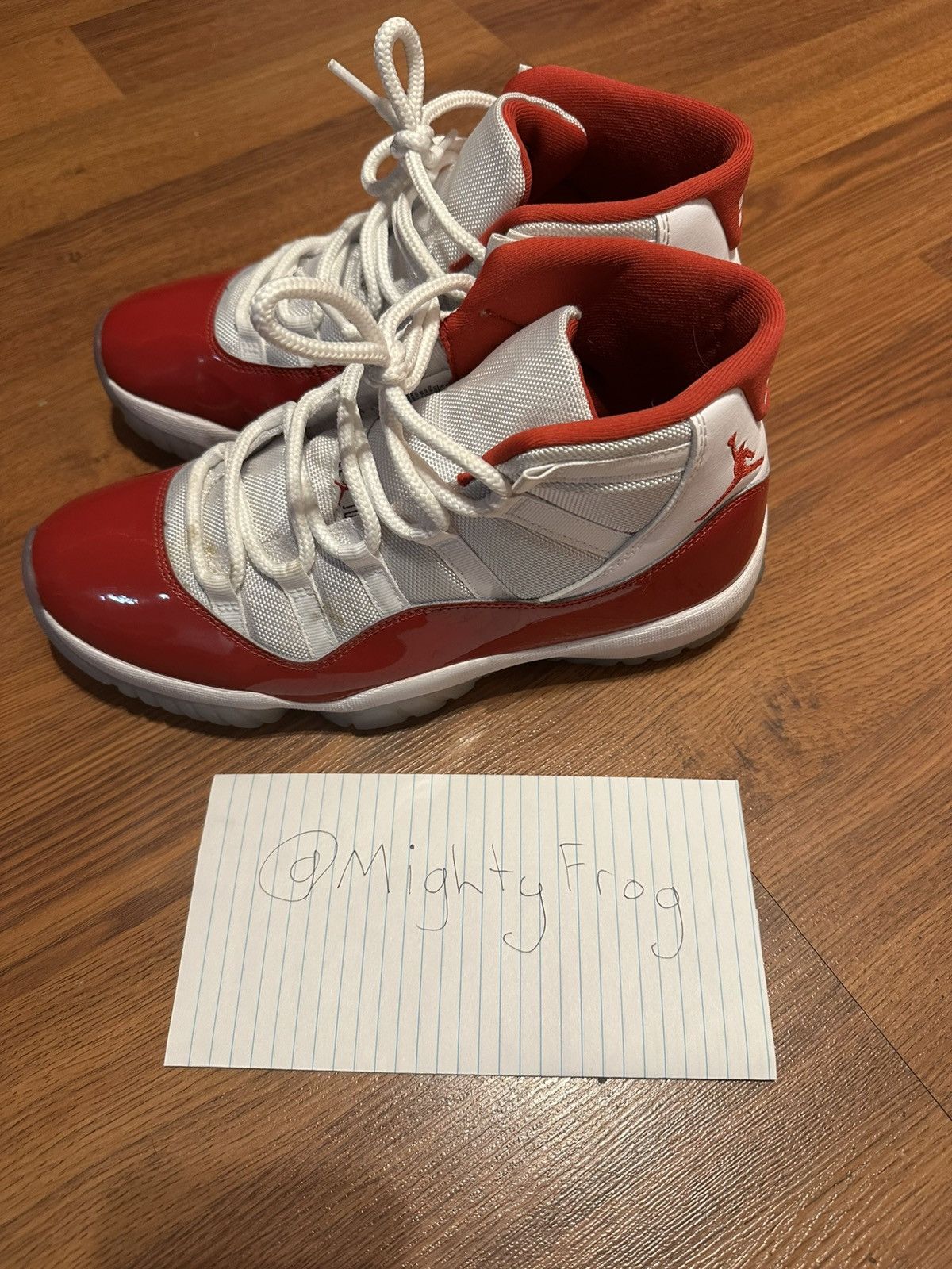 Jordan Brand × Nike Jordan 11 Red Cherry Size US 9.5 / EU 42-43 - 2 Thumbnail