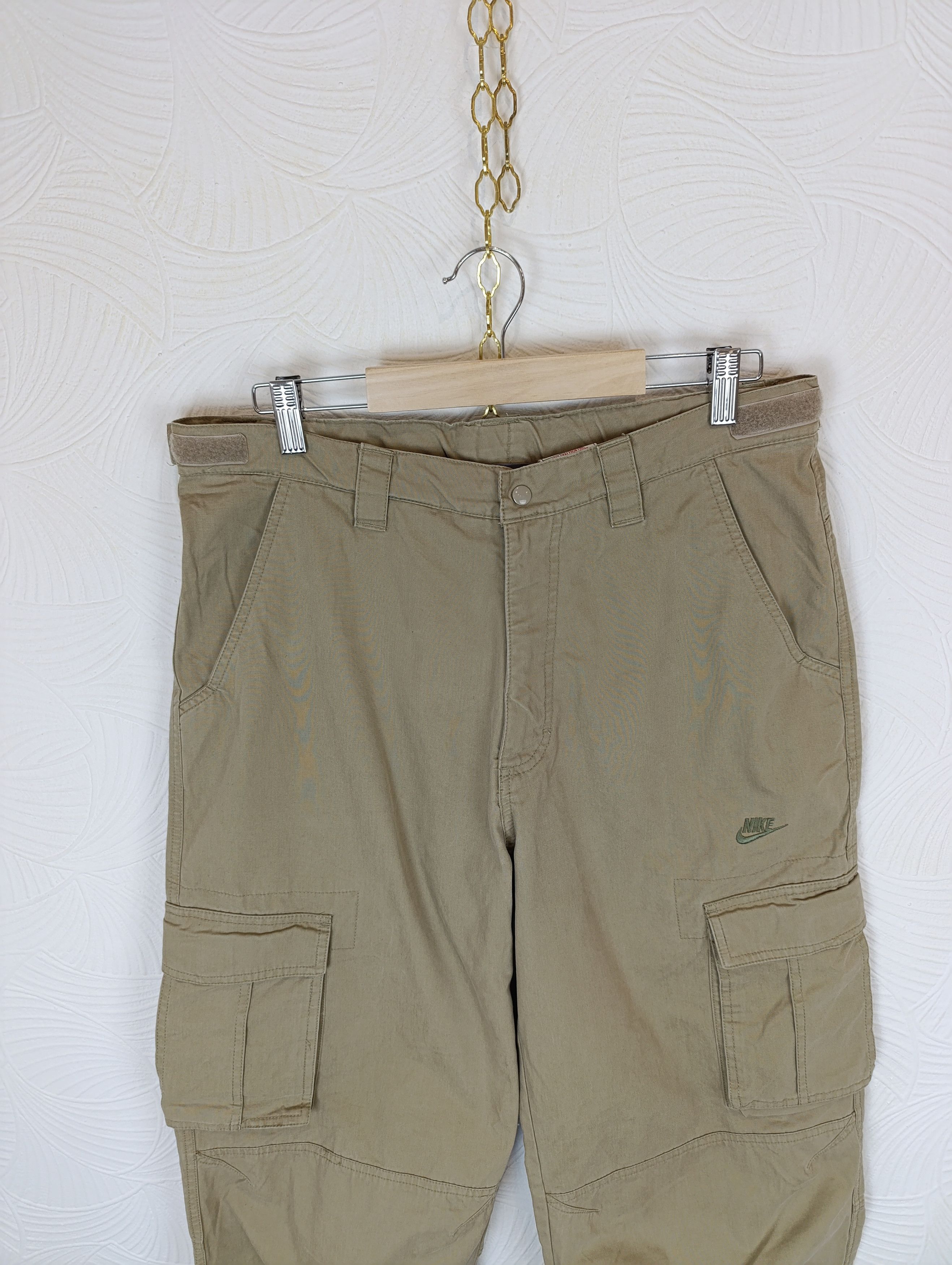 Nike × Vintage Y2K NIKE VINTAGE CARGO PANTS STREETWEAR JAPANESE STYLE Size US 32 / EU 48 - 2 Thumbnail