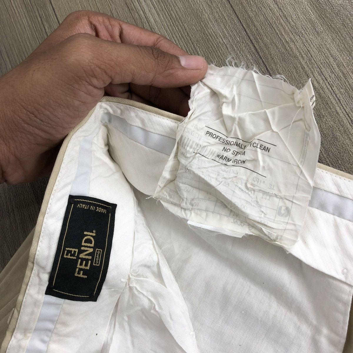Fendi Vintage Fendi Monogram Trousers Wide Pants Designer Size US 34 / EU 50 - 12 Thumbnail