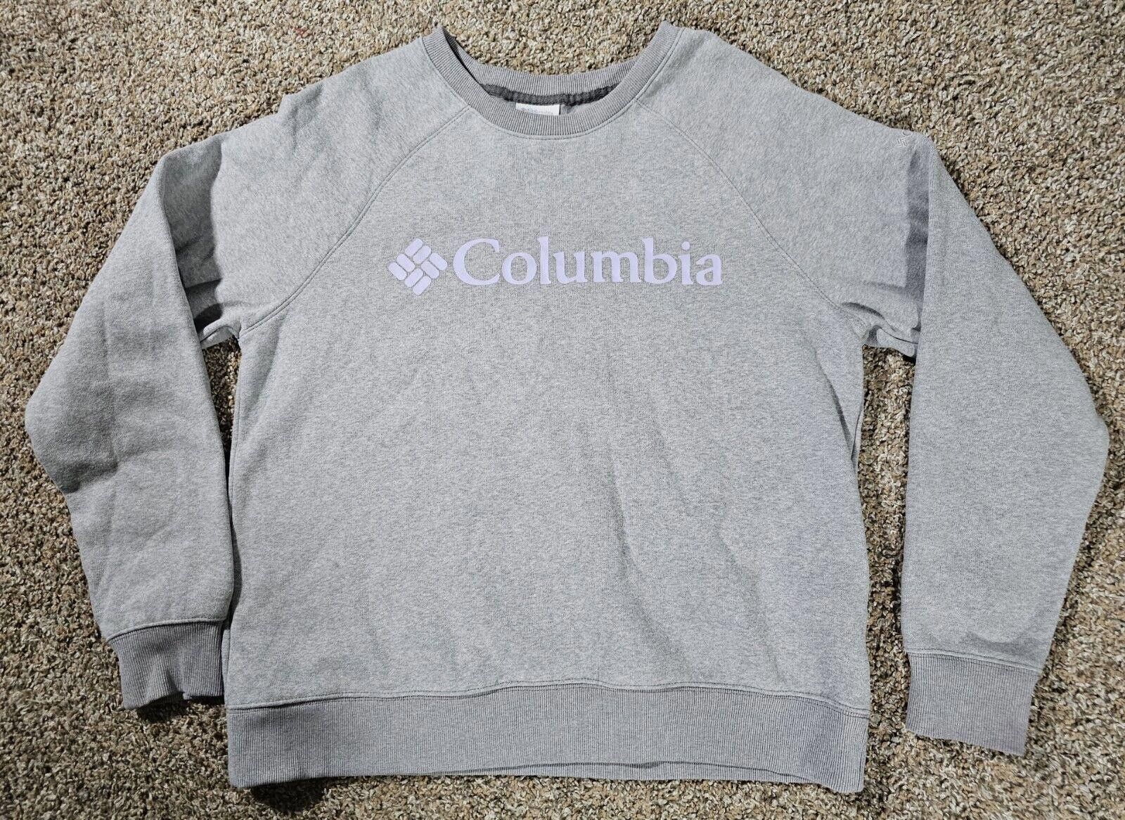 Columbia Columbia Sweater L Adult Gray Pullover SpellOut Logo Outdoor Size L / US 10 / IT 46 - 1 Thumbnail