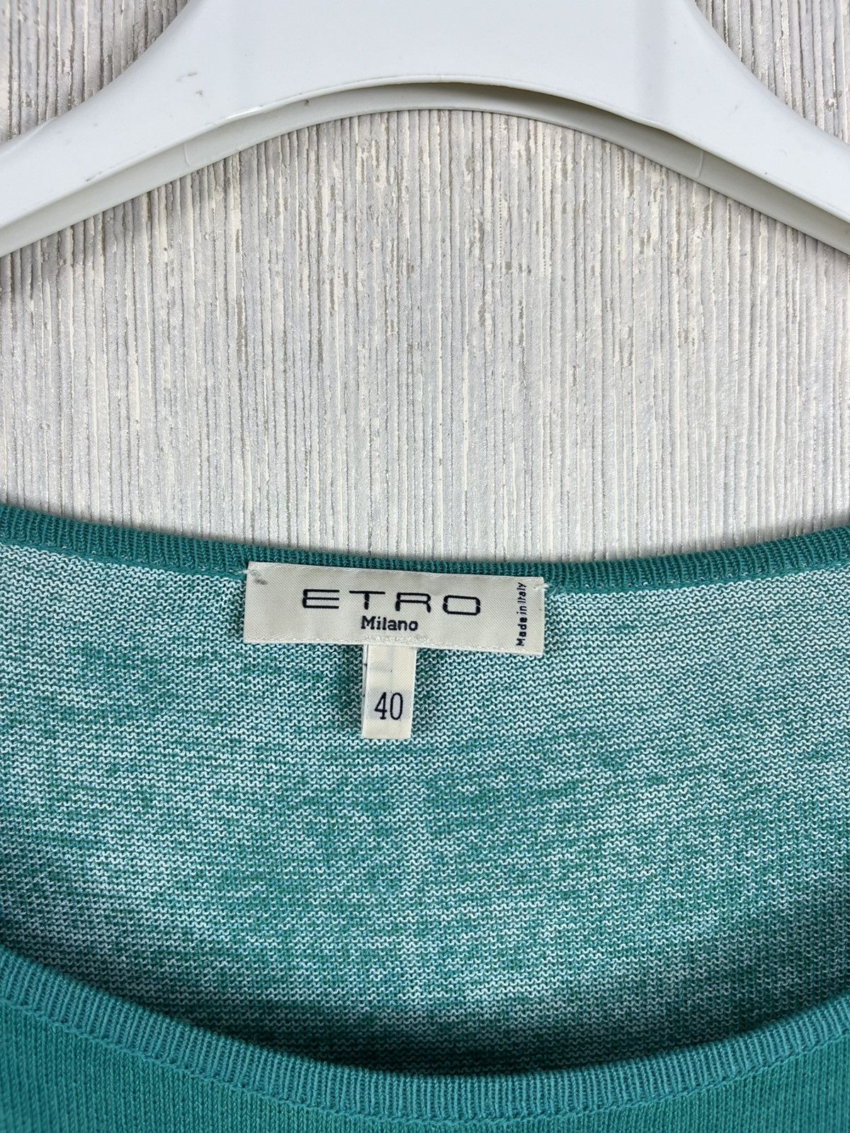 Etro × Vintage Etro Milano vintage patterned viscose sweater blouse psycho Size M / US 6-8 / IT 42-44 - 13 Thumbnail