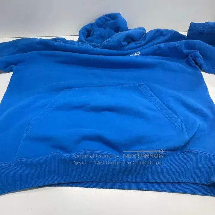 Balenciaga Balenciaga Casual Minimalist Hoodie in Bright Blue. Size US S / EU 44-46 / 1 - 6 Thumbnail