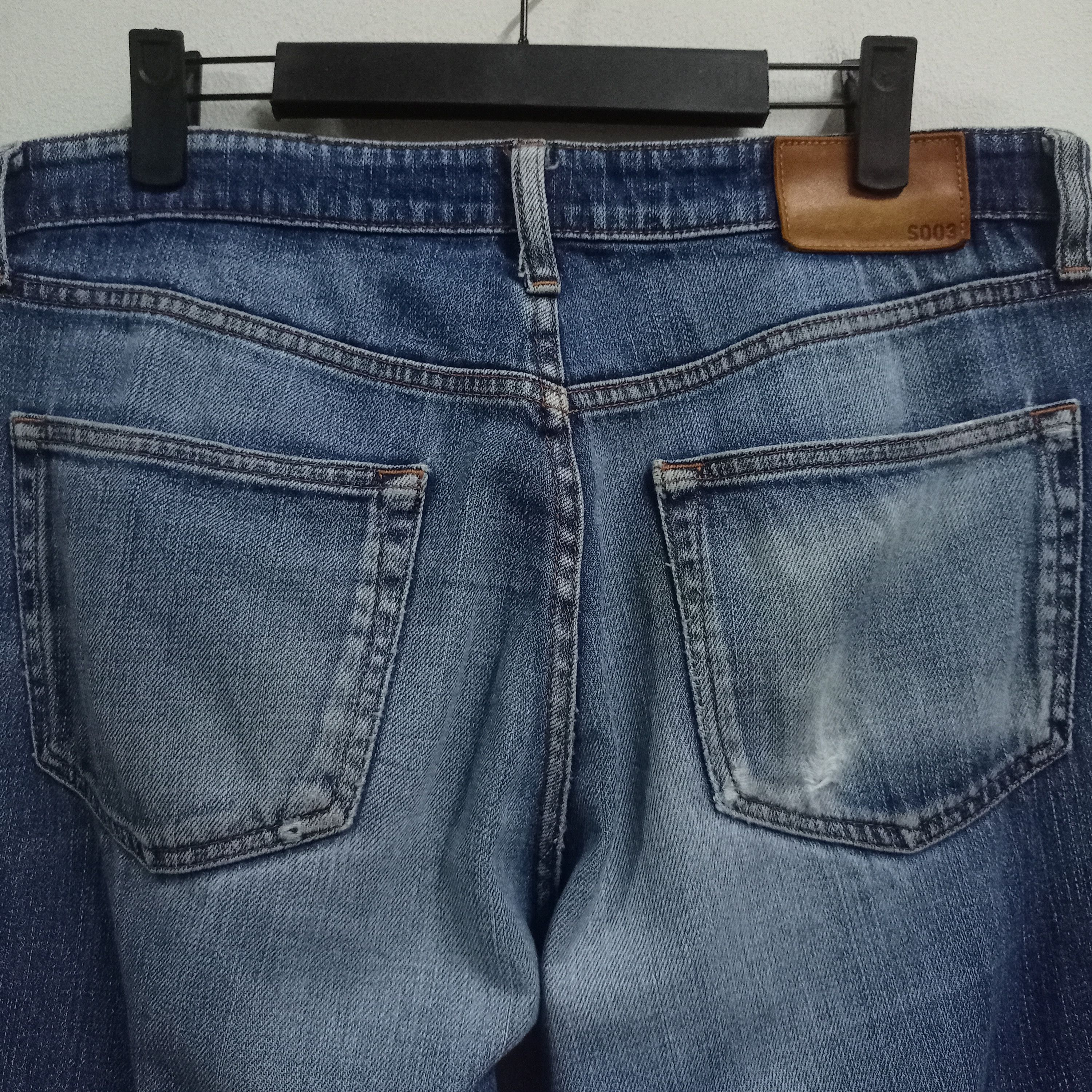 Japanese Brand × Uniqlo S003 Vintage Japanese Uniqlo Distressed Baggy Jeans Size US 34 / EU 50 - 7 Thumbnail