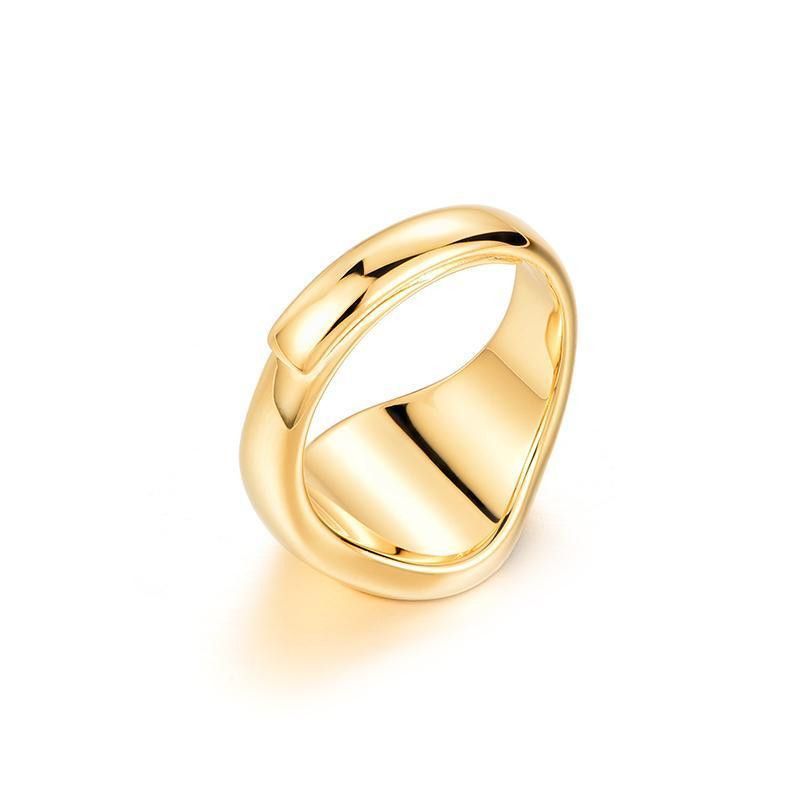 Jewelry New Design Jewelry Rings Open Size Chrome Ring (Size 7-13) Size ONE SIZE - 4 Thumbnail