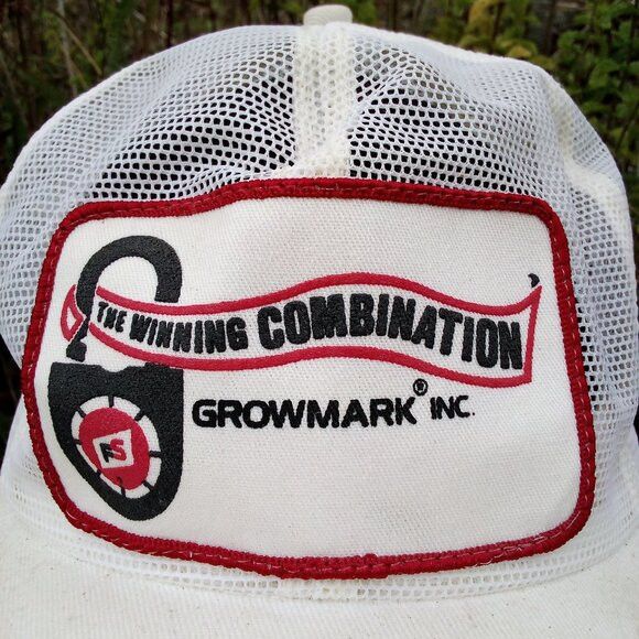 Vintage Vintage K Products Winning Combination Growmark Trucker Hat Size ONE SIZE - 1 Thumbnail
