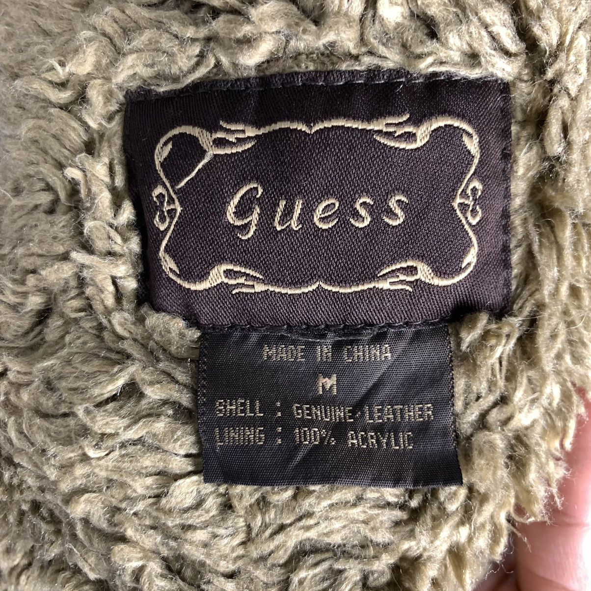 Guess × Vintage Vintage Guess Blue Sherpa Jacket Size US M / EU 48-50 / 2 - 13 Thumbnail