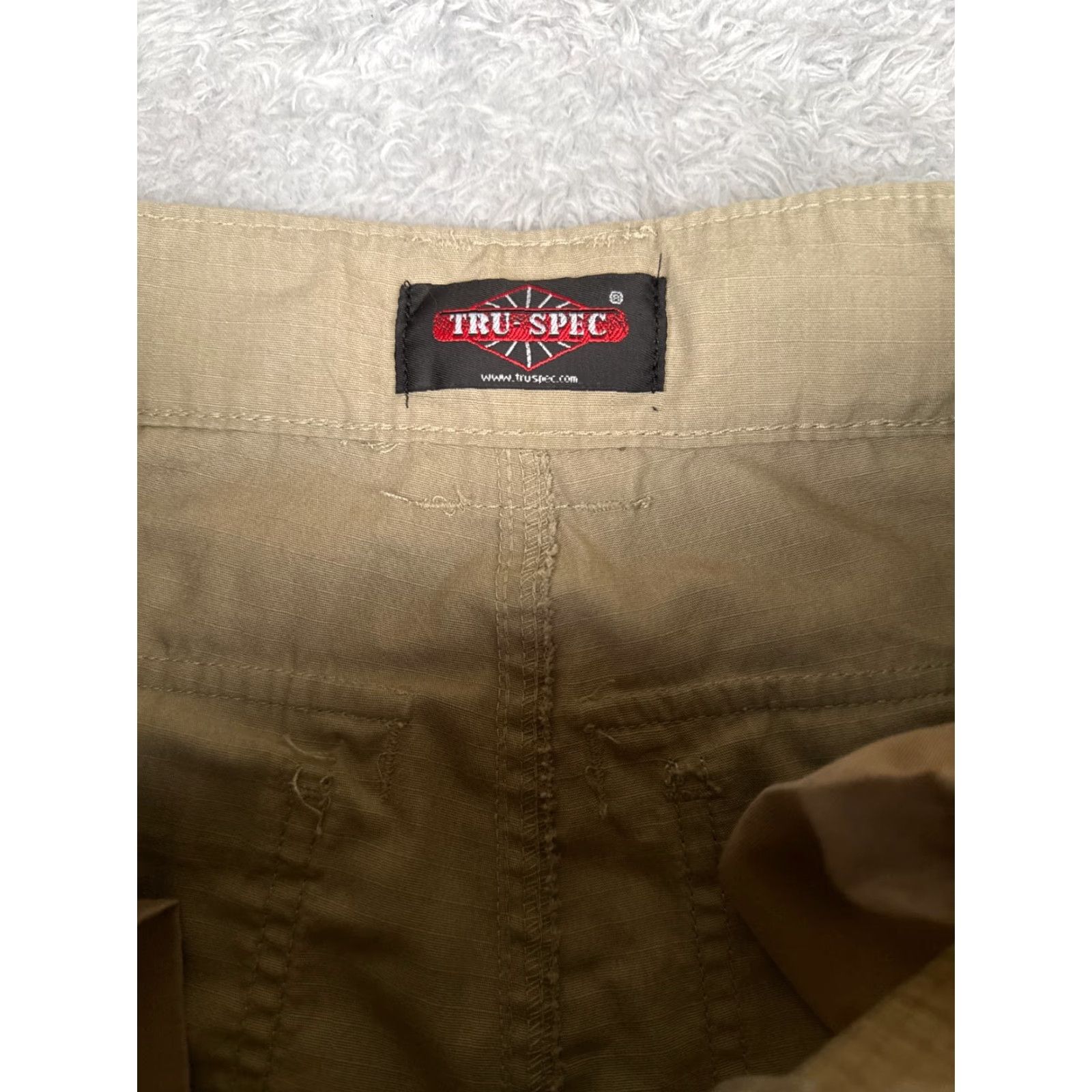Doublet Tru-Spec Men Cargo Pants 30 Beige 30x27 Regular Straight Pocket 5-Pocket Canvas Polyester-Blend Military Outdoor Army Vintage: No Size US 30 / EU 46 - 6 Thumbnail