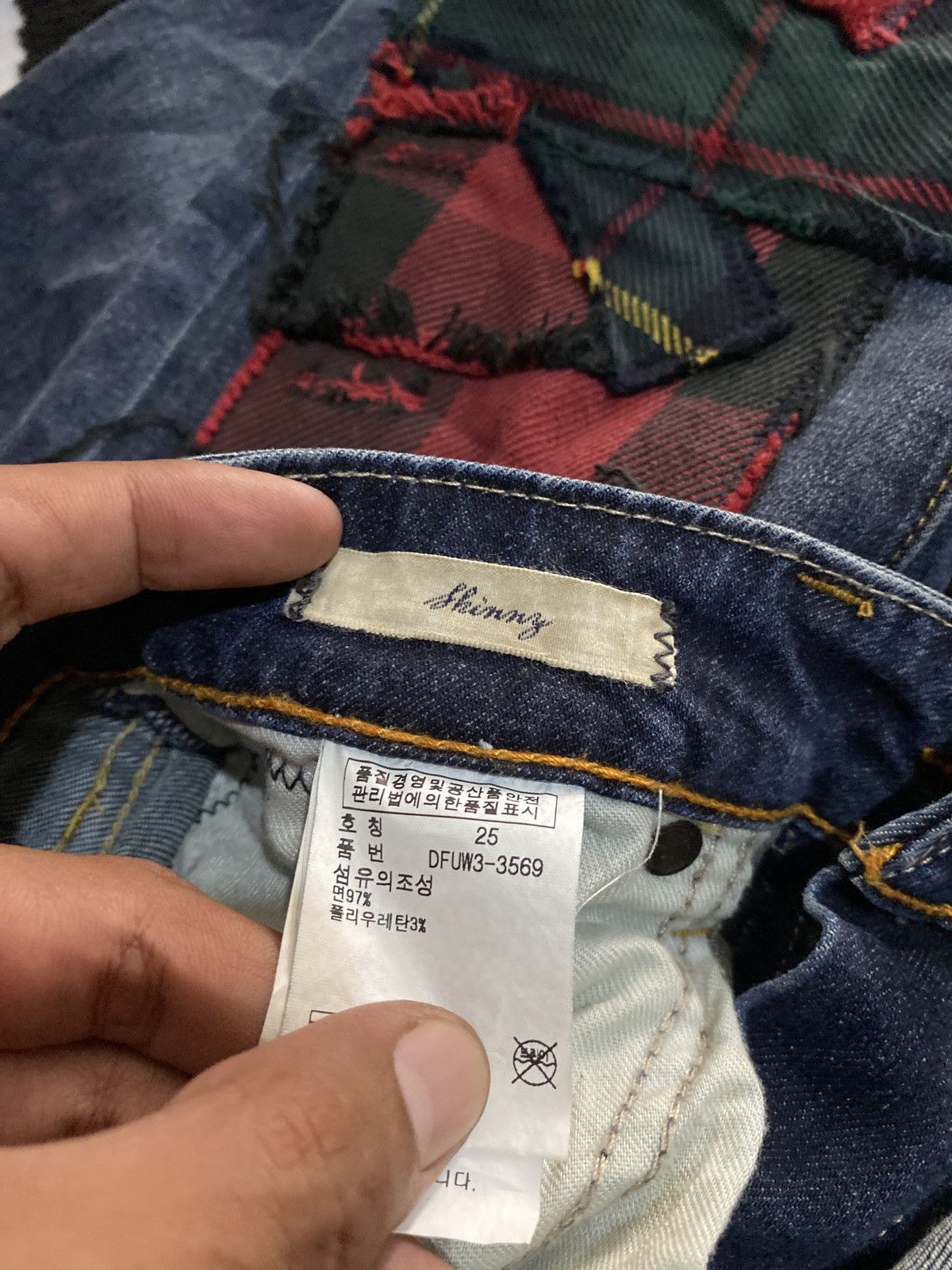 Y/Project Ralph Lauren Denim & Supply Kurt Cobain Grunge Patchwork Size 25" / US 0 / IT 36 - 9 Thumbnail