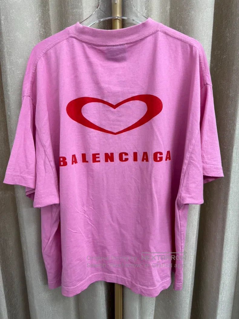 Balenciaga Balenciaga Embroidered Round Neck Short Sleeve Size S / US 4 / IT 40 - 4 Thumbnail