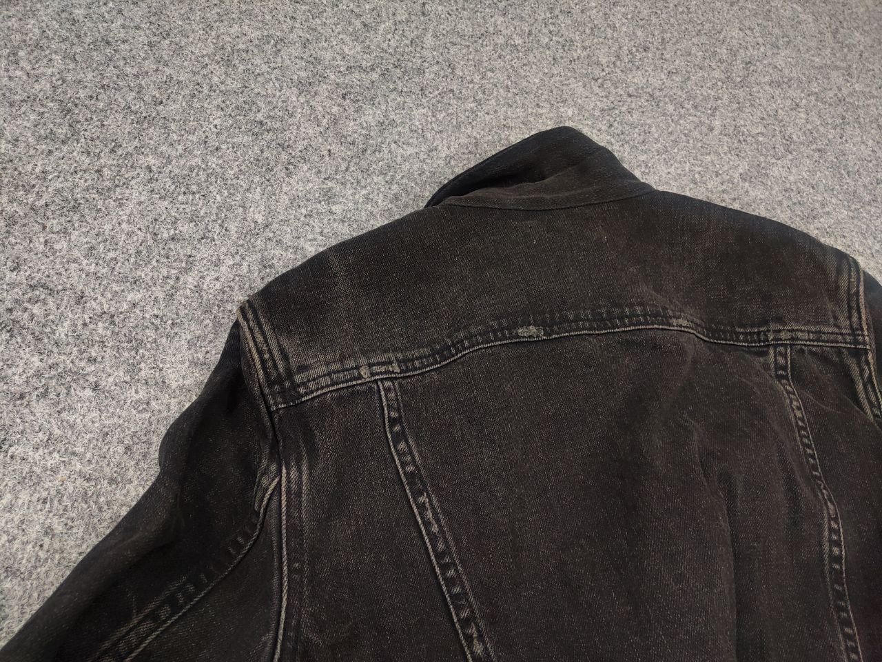 Allsaints Allsaints donlington Distressed Denim Jacket Washed Black Size US S / EU 44-46 / 1 - 10 Thumbnail