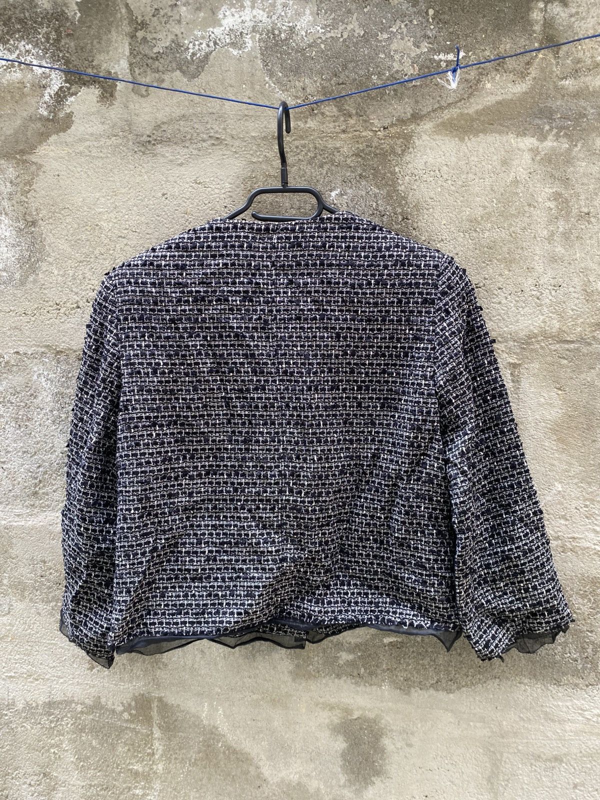 Max Mara Max Mara Studio braided gray Blazer Luxury style Size M / US 6-8 / IT 42-44 - 12 Thumbnail