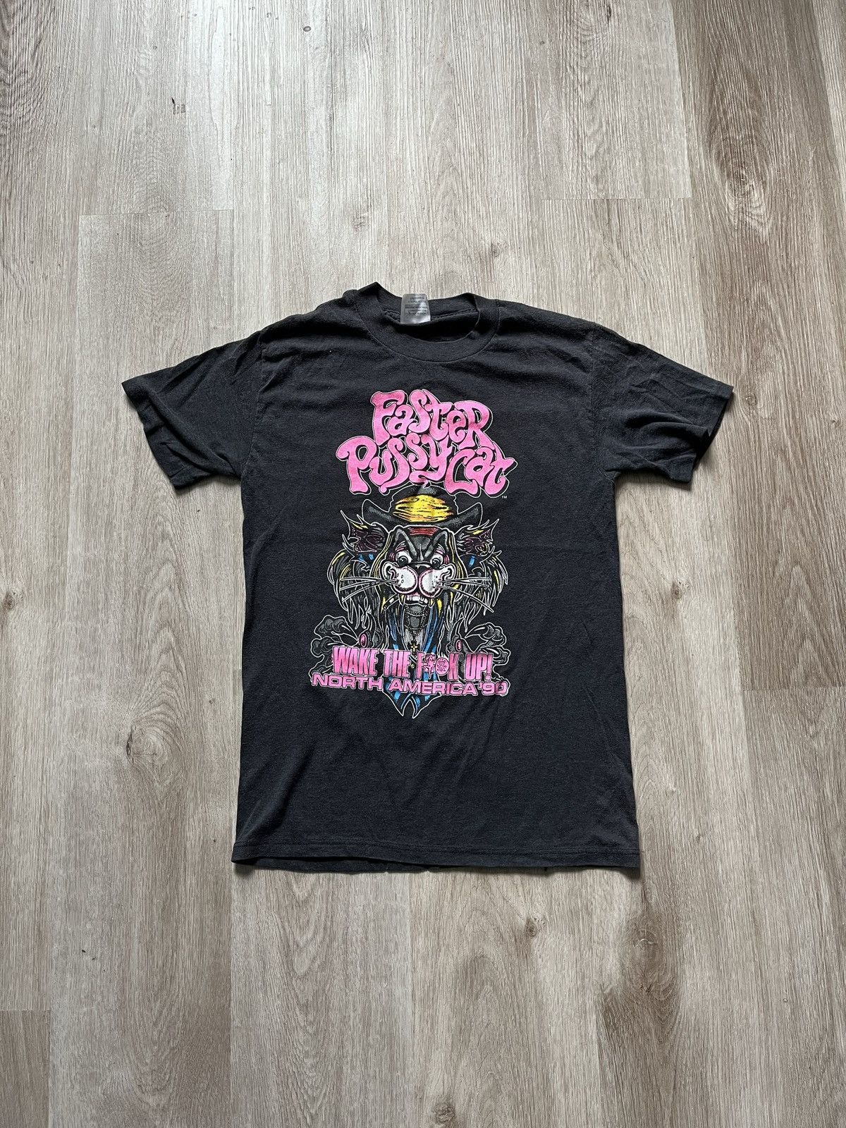 Vintage VERY RARE 1990 Faster Pussycat Tour T-Shirt Size US XS / EU 42 / 0 - 1 Thumbnail