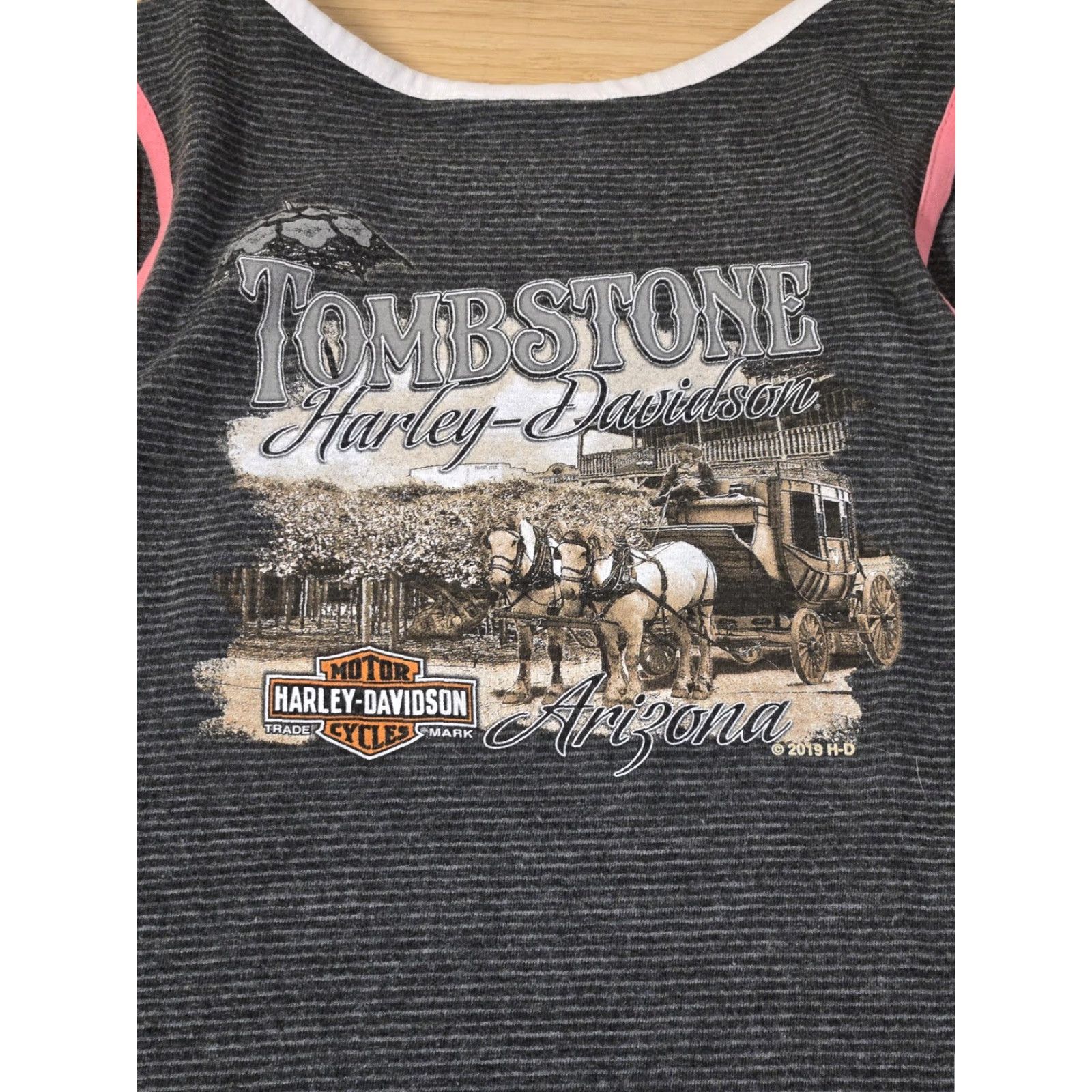 Harley Davidson Harley-Davidson Tank Top Womens Medium Tombstone Arizona 2019 Graphic Shirt Sleeveless Tunic Gray Size M / US 6-8 / IT 42-44 - 5 Thumbnail