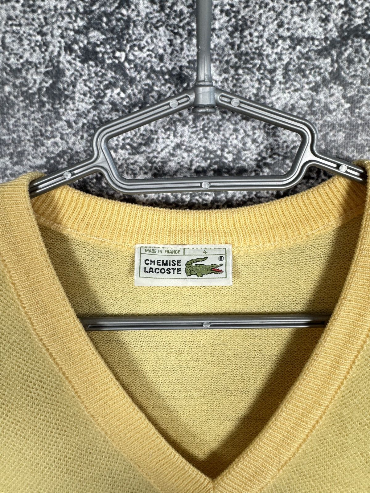 Lacoste Men’s Chemise Lacoste Vintage Vest Sleeveless Sweater Size 4 Size US M / EU 48-50 / 2 - 6 Thumbnail