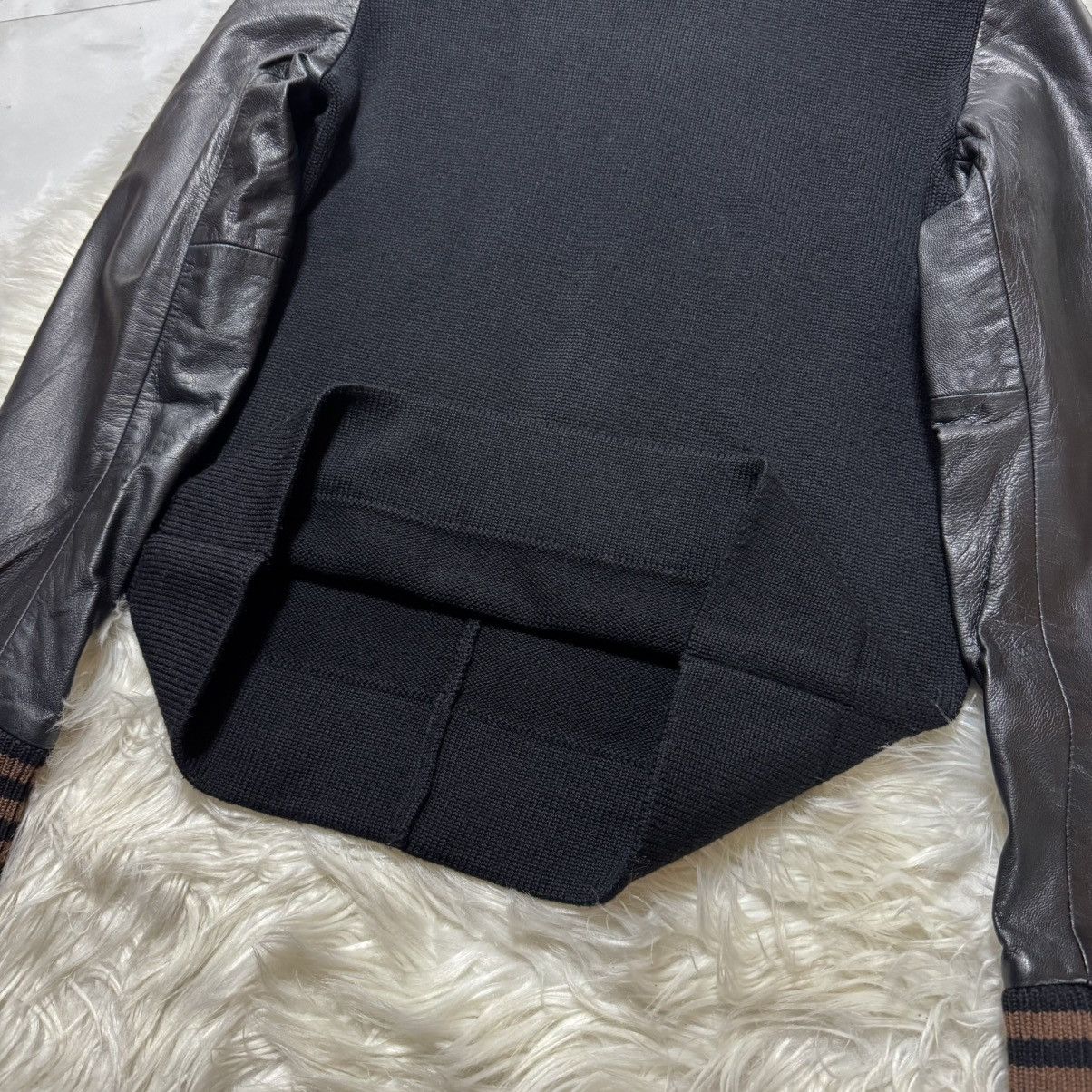 Givenchy Authentic masterpiece Givenchy leather sleeve knit jacket Size US S / EU 44-46 / 1 - 6 Thumbnail