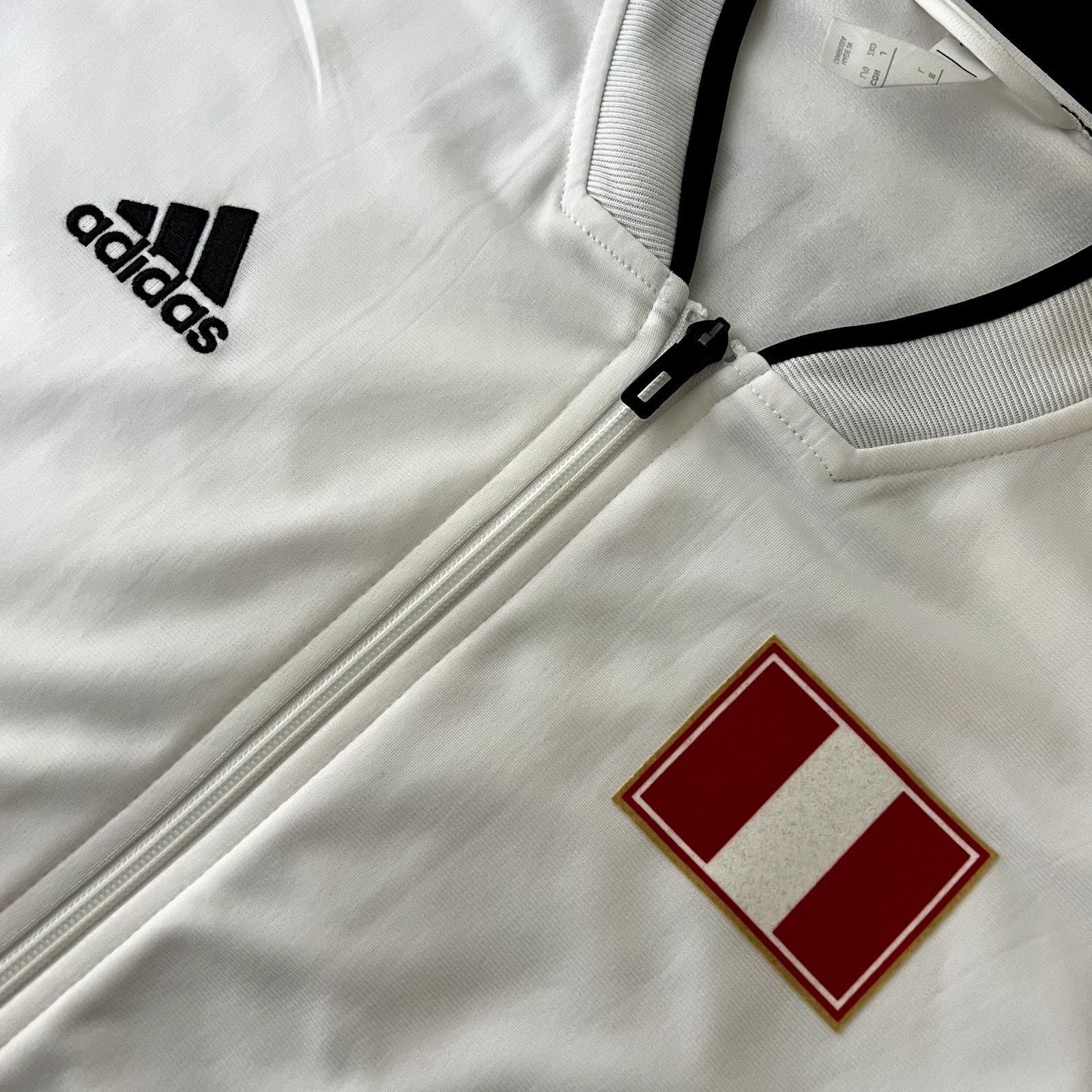 Adidas Adidas Peru White Soccer Logo 2019 Jacket Size US L / EU 52-54 / 3 - 4 Thumbnail