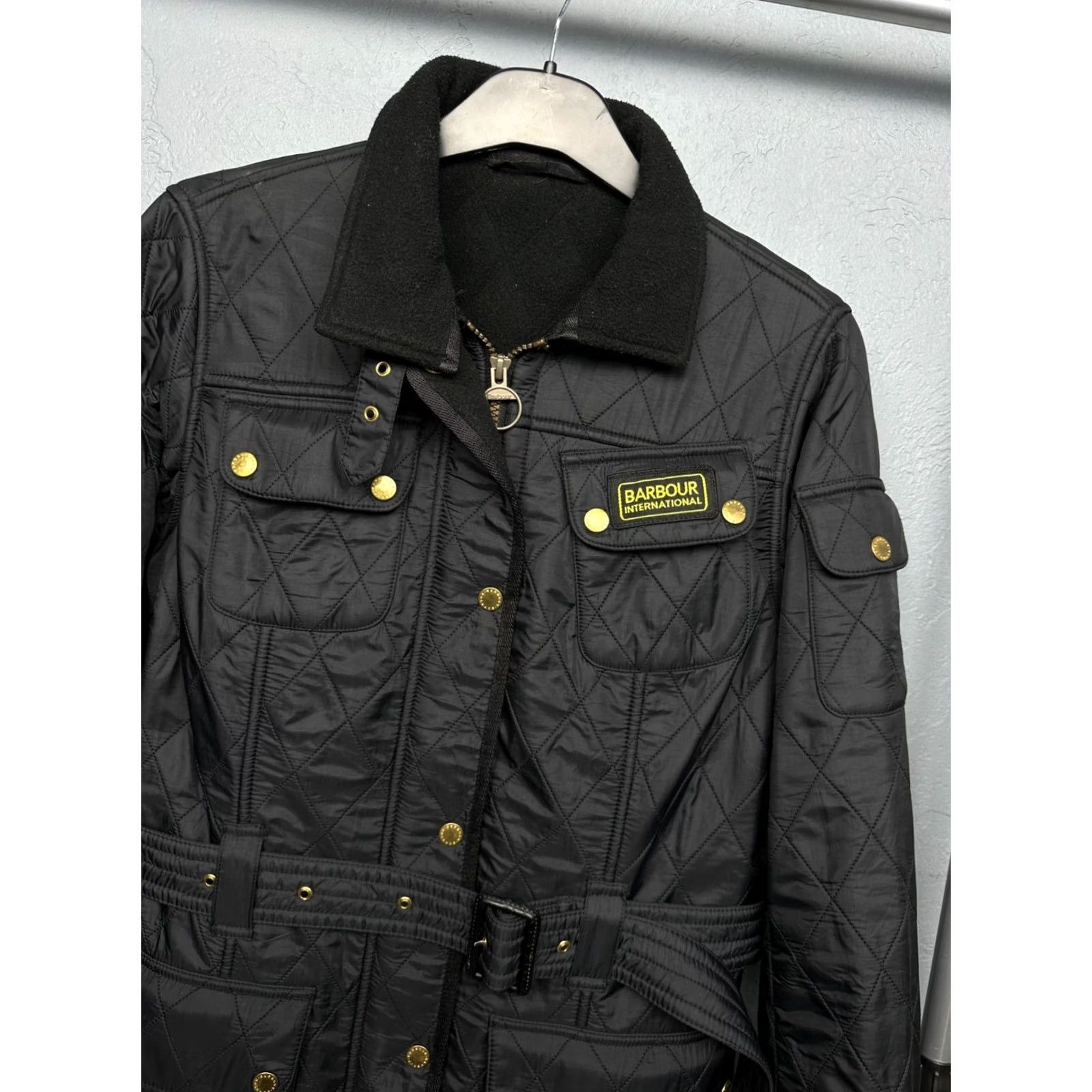 Barbour Barbour International Polarquilt Quilted Jacket Barbour Women M Black Quilted Size M / US 6-8 / IT 42-44 - 2 Thumbnail