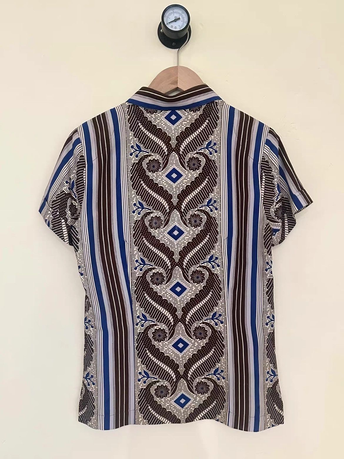 Dries Van Noten Sz 36 Dries Van Noten Ethical Pattern Shirt-2508 Size US S / EU 44-46 / 1 - 5 Thumbnail