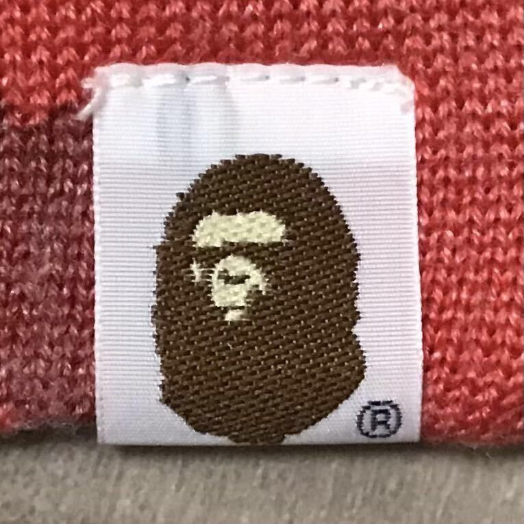 Bape × Nigo BAPE camo Knit Scarf a bathing ape Red camo NIGO Size ONE SIZE - 3 Thumbnail