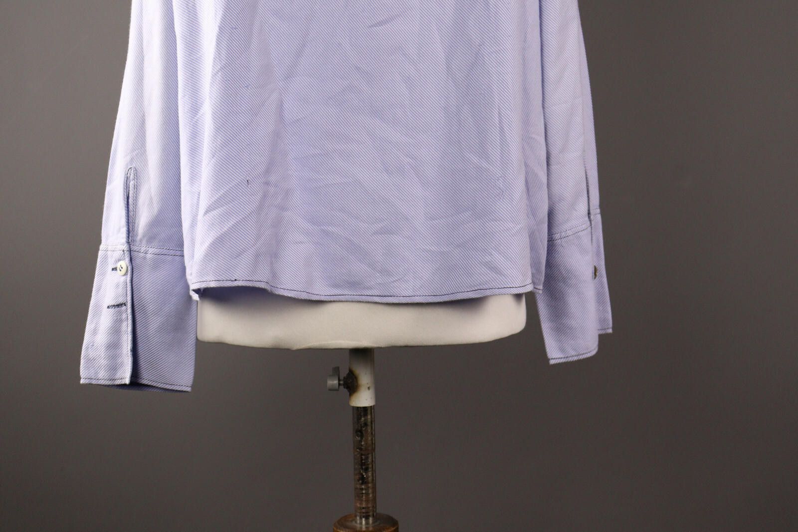 Designer Elisa Cavaletti Basic Loose Blouse Button Shirt Size XXL / 5 Size XXL / US 16-18 / IT 52-54 - 7 Thumbnail