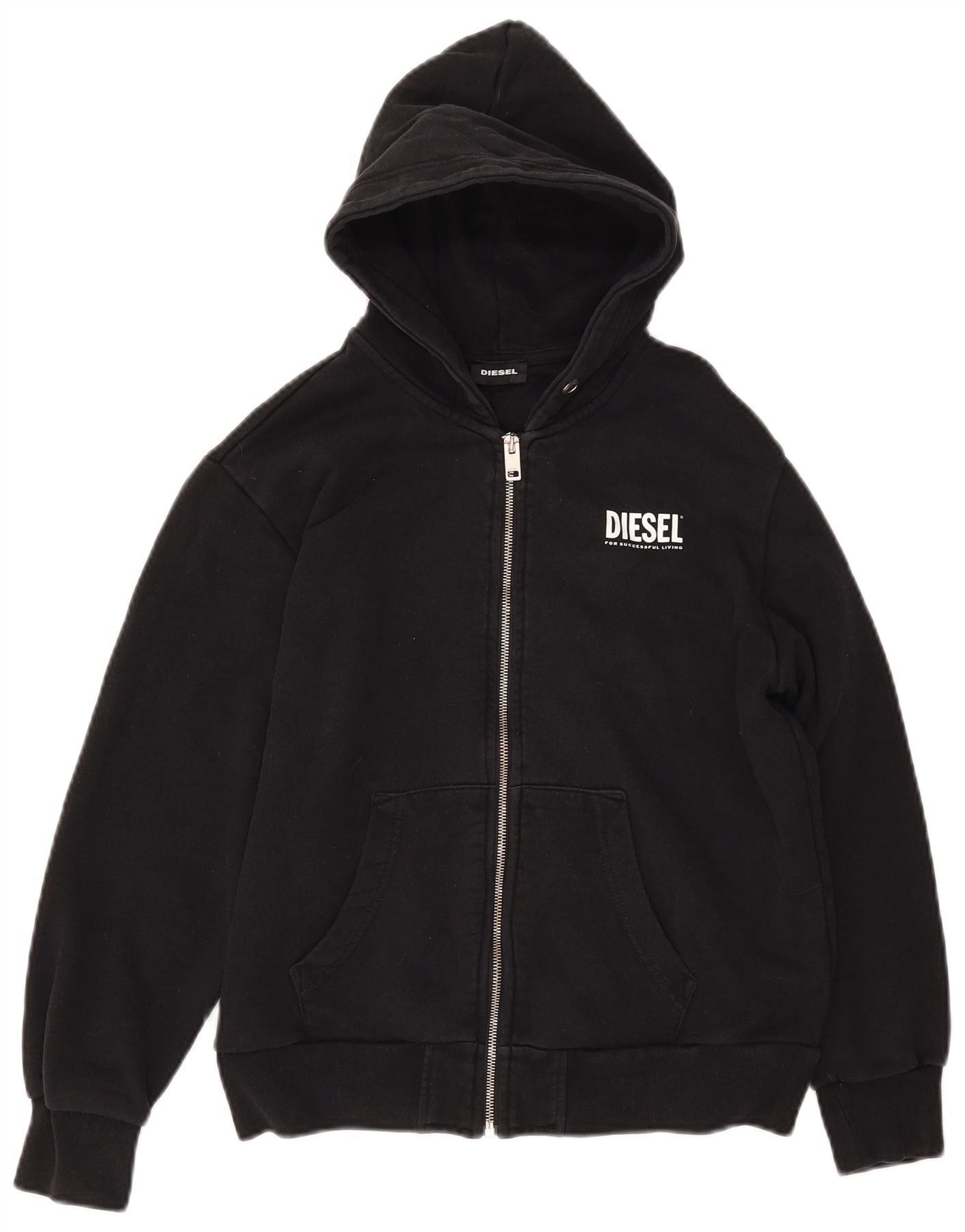 Diesel Boys 11-12 Years Black Cotton Size S / US 4 / IT 40 - 1 Thumbnail