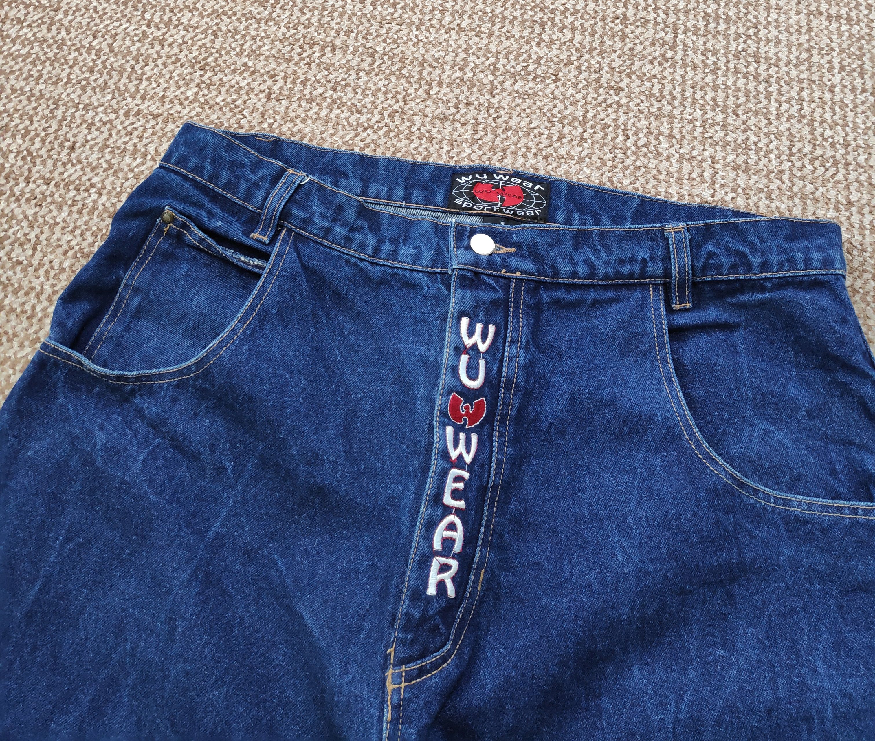 Wu-Tang Clan Wu Tang Clan Vintage y2k Wear Jeans Big Logo Denim Shorts Size US 38 / EU 54 - 3 Thumbnail
