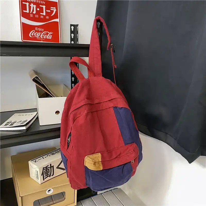 Japanese Brand Red Backpack Size ONE SIZE - 3 Thumbnail