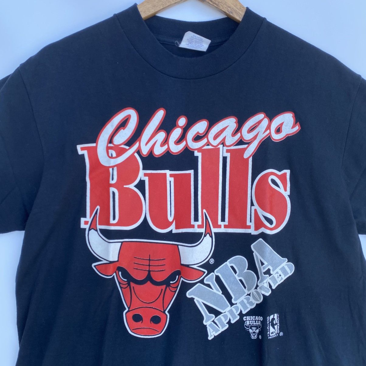 NBA Vintage 90s Chicago Bulls NBA Chicago Bulls Print Logo Size US L / EU 52-54 / 3 - 3 Thumbnail